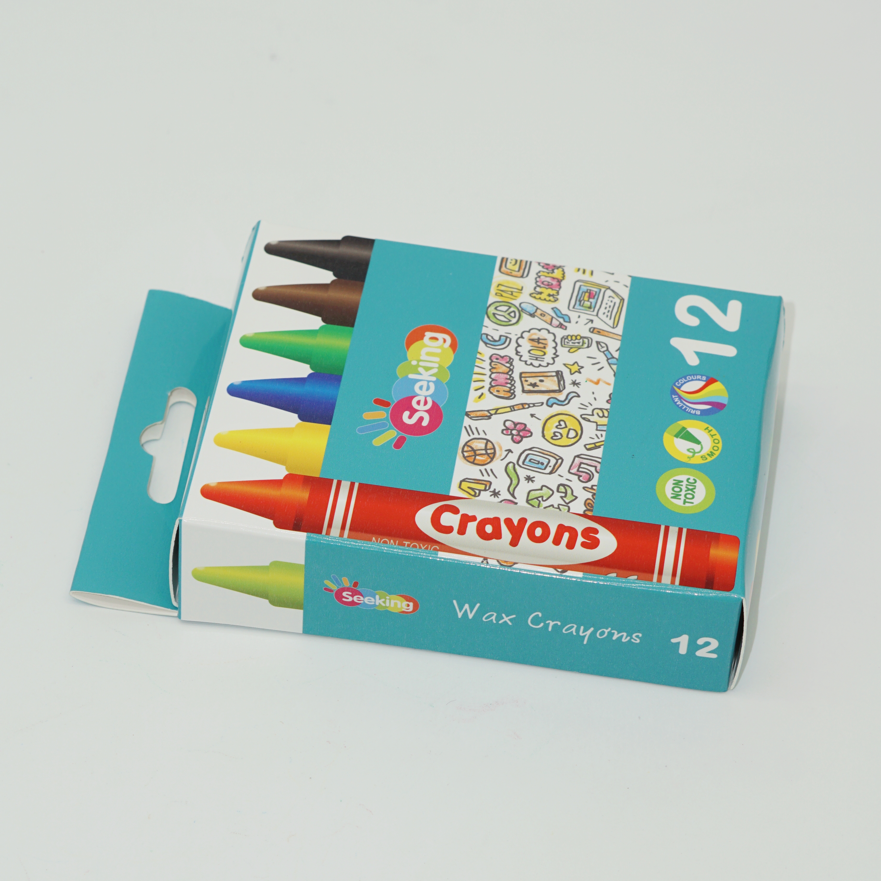 Market High Quality 6/12/24/36 Colors Jumbo Wax Crayon Manufacturer for Wholesale Customization 2