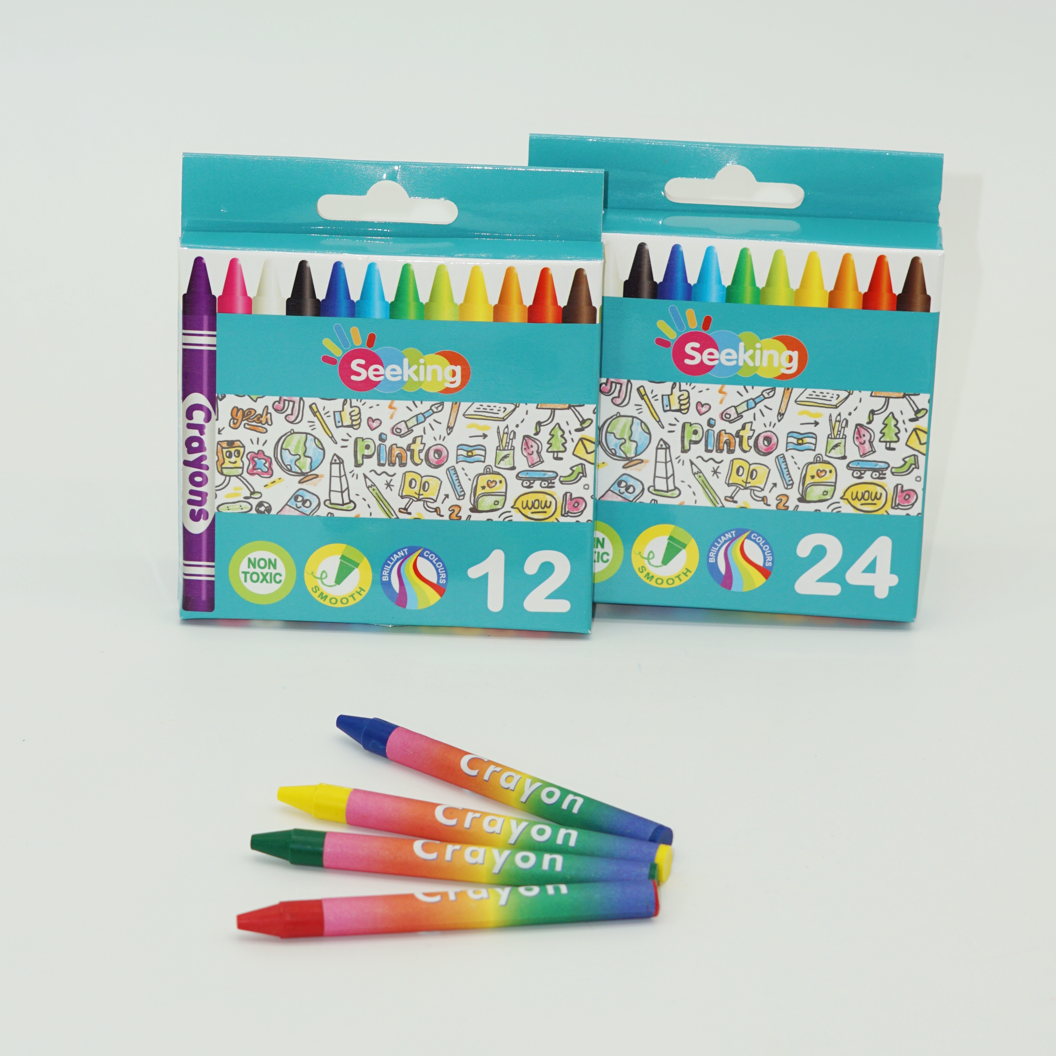 Market High Quality 6/12/24/36 Colors Wax Crayon Manufacturer for Wholesale Customization1 5