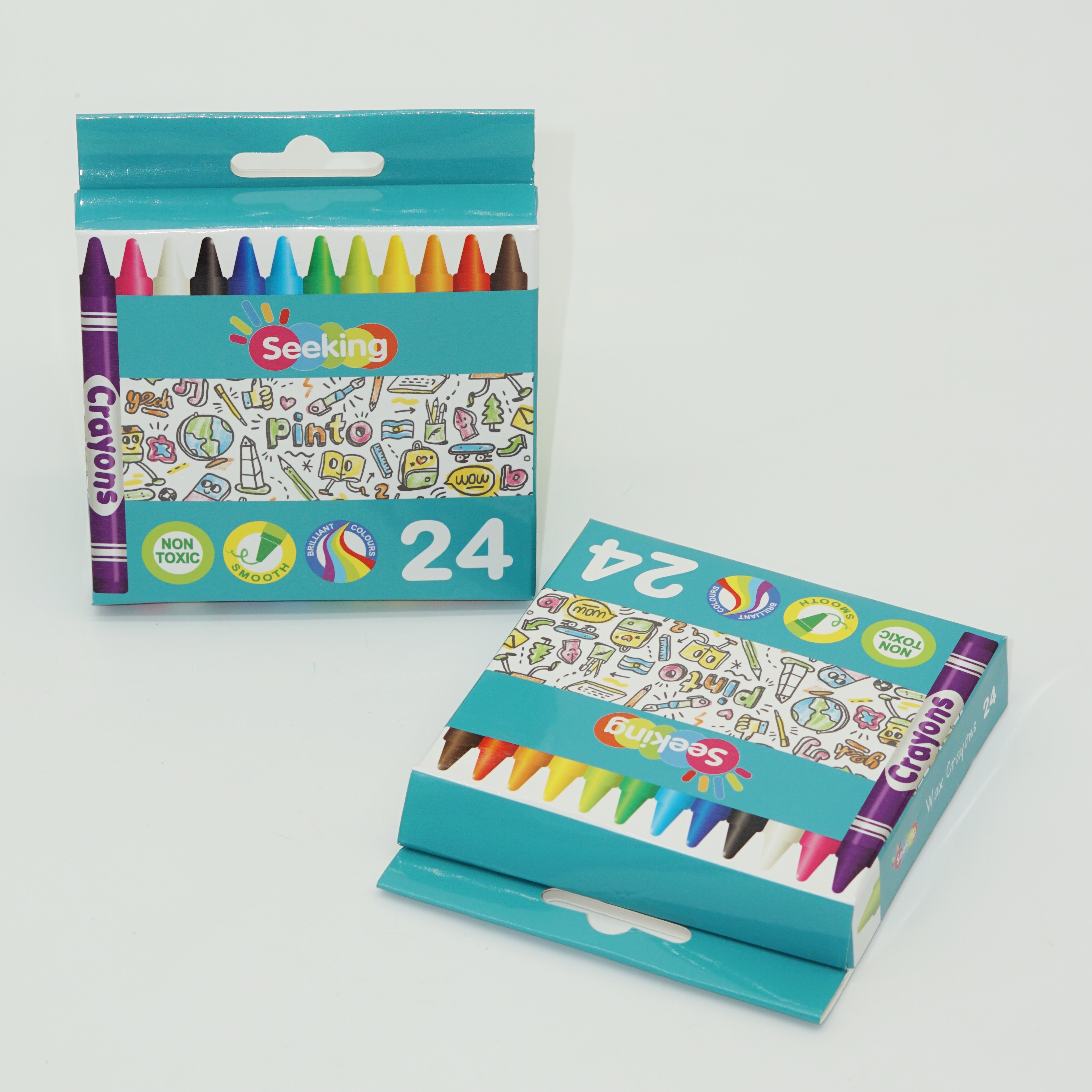 Market High Quality 6/12/24/36 Colors Wax Crayon Manufacturer for Wholesale Customization1 3