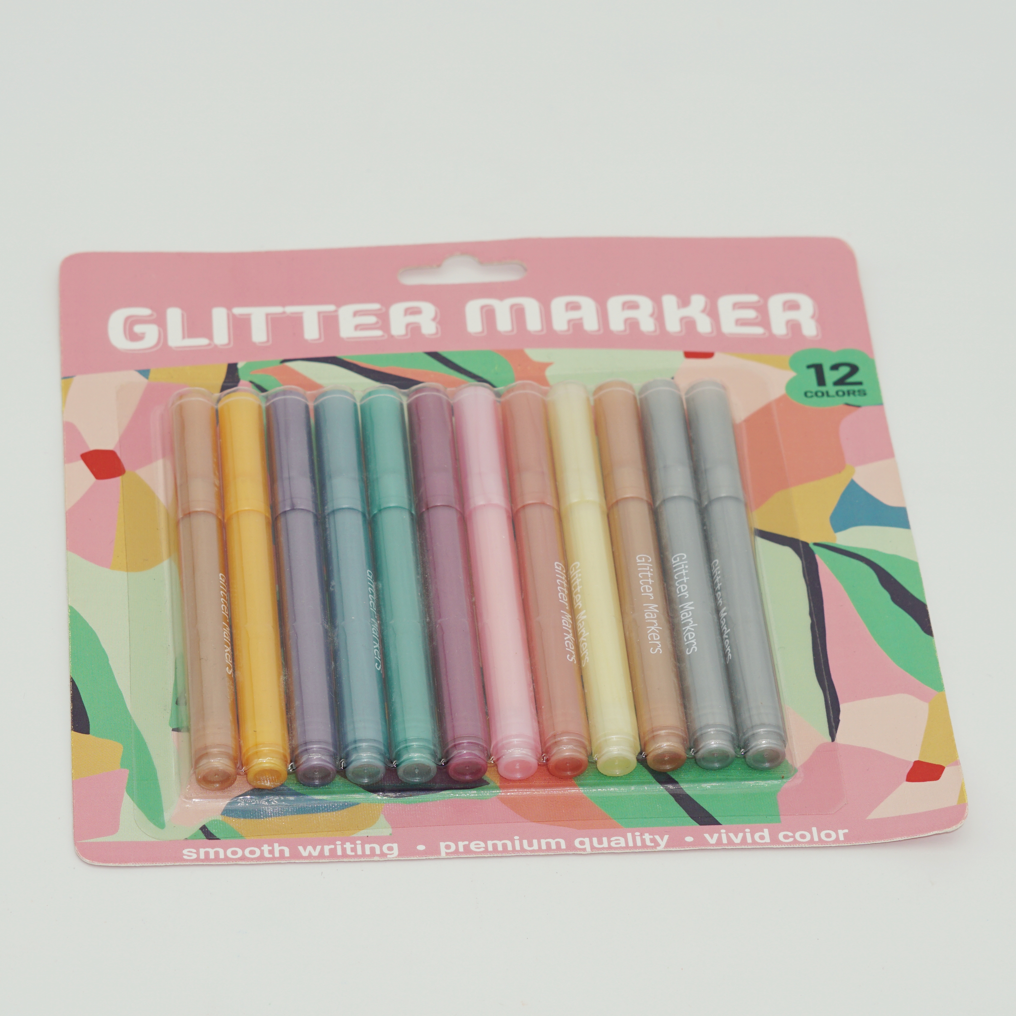 12 Colors Glitter Marker Wholesale Customization Manufacturer 5