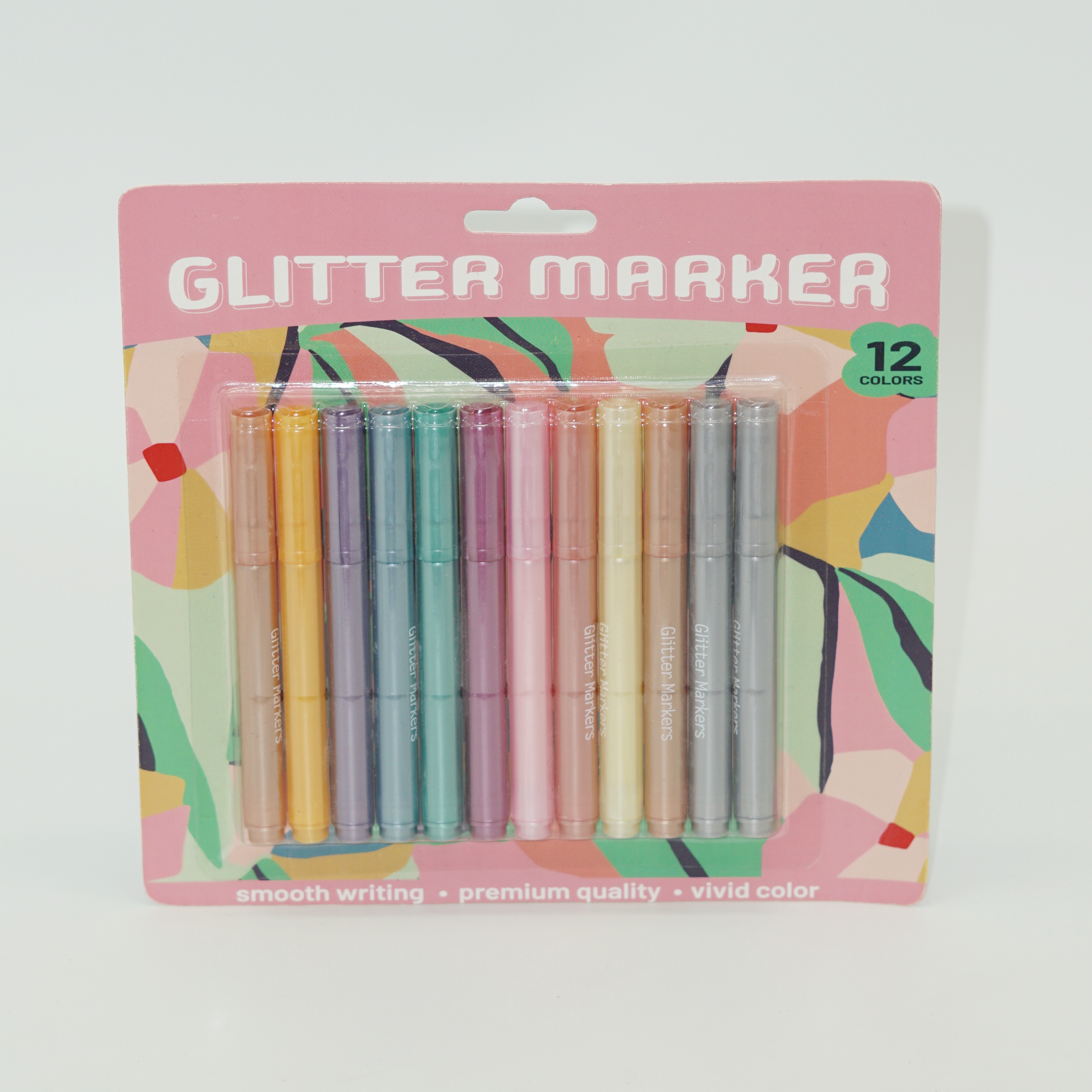 12 Colors Glitter Marker Wholesale Customization Manufacturer 2