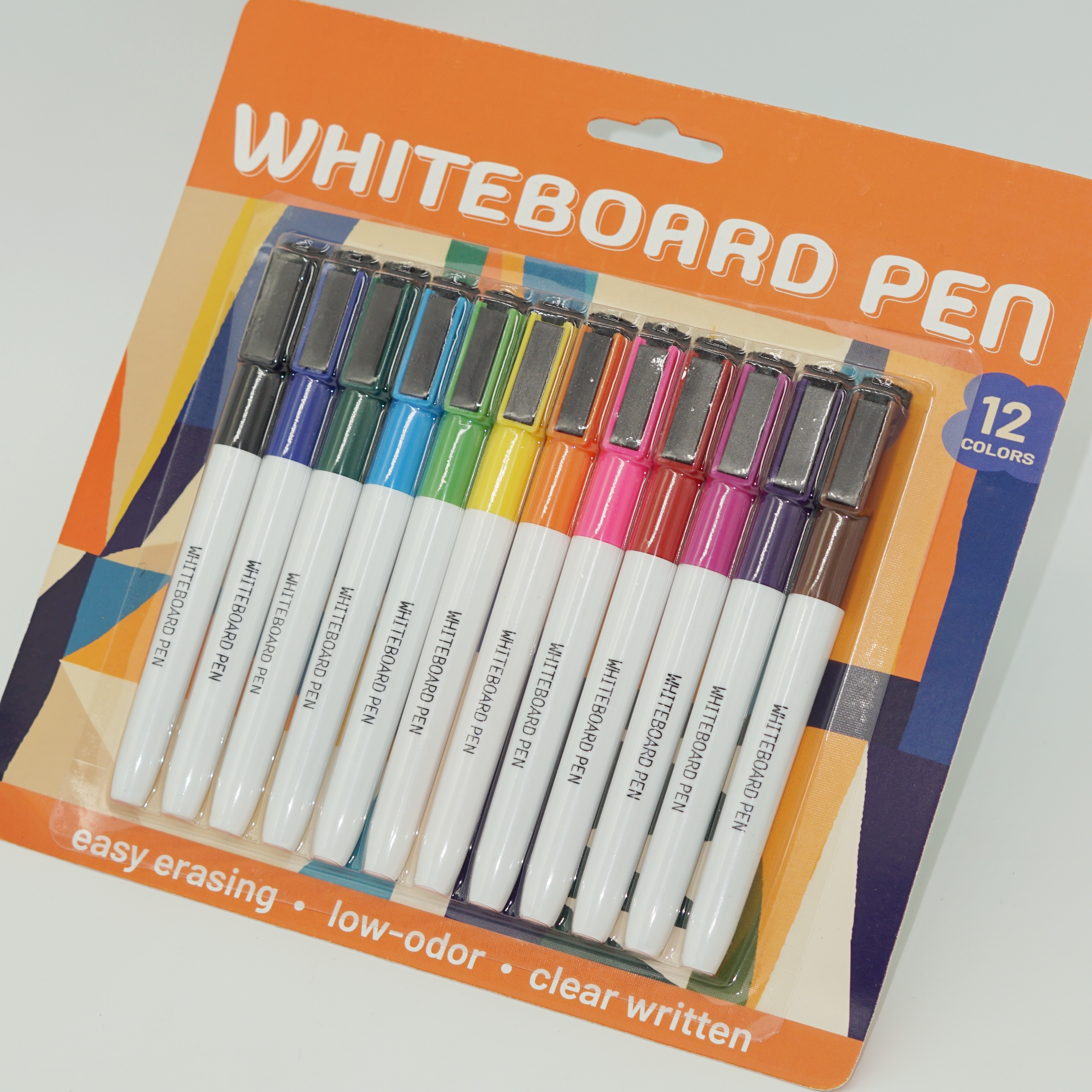12 Colors Magnetic Whiteboard Marker Pen Set 3
