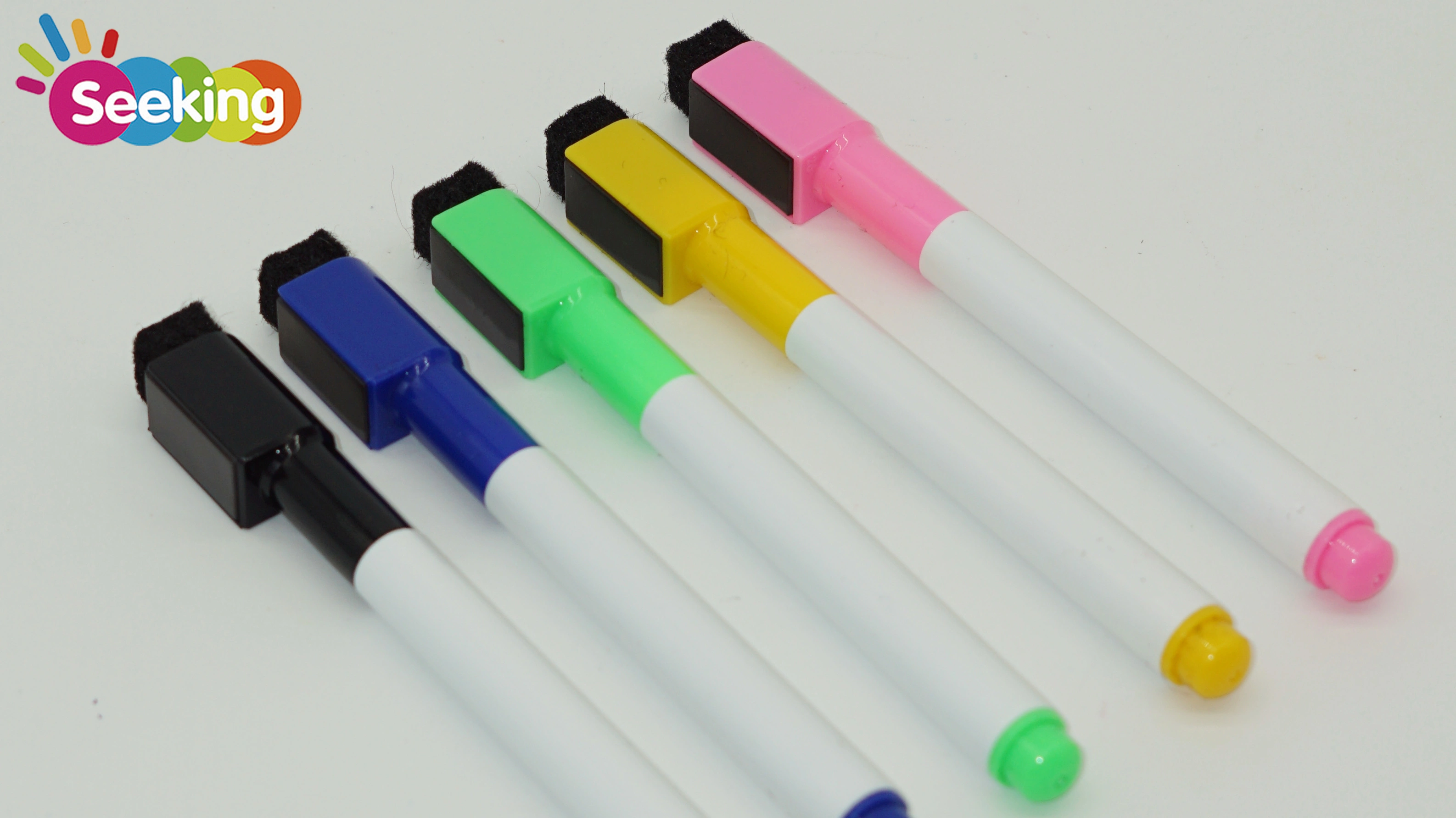 Marcador magnético para pizarra blanca con punta de fieltro. Personalización al por mayor. 1
