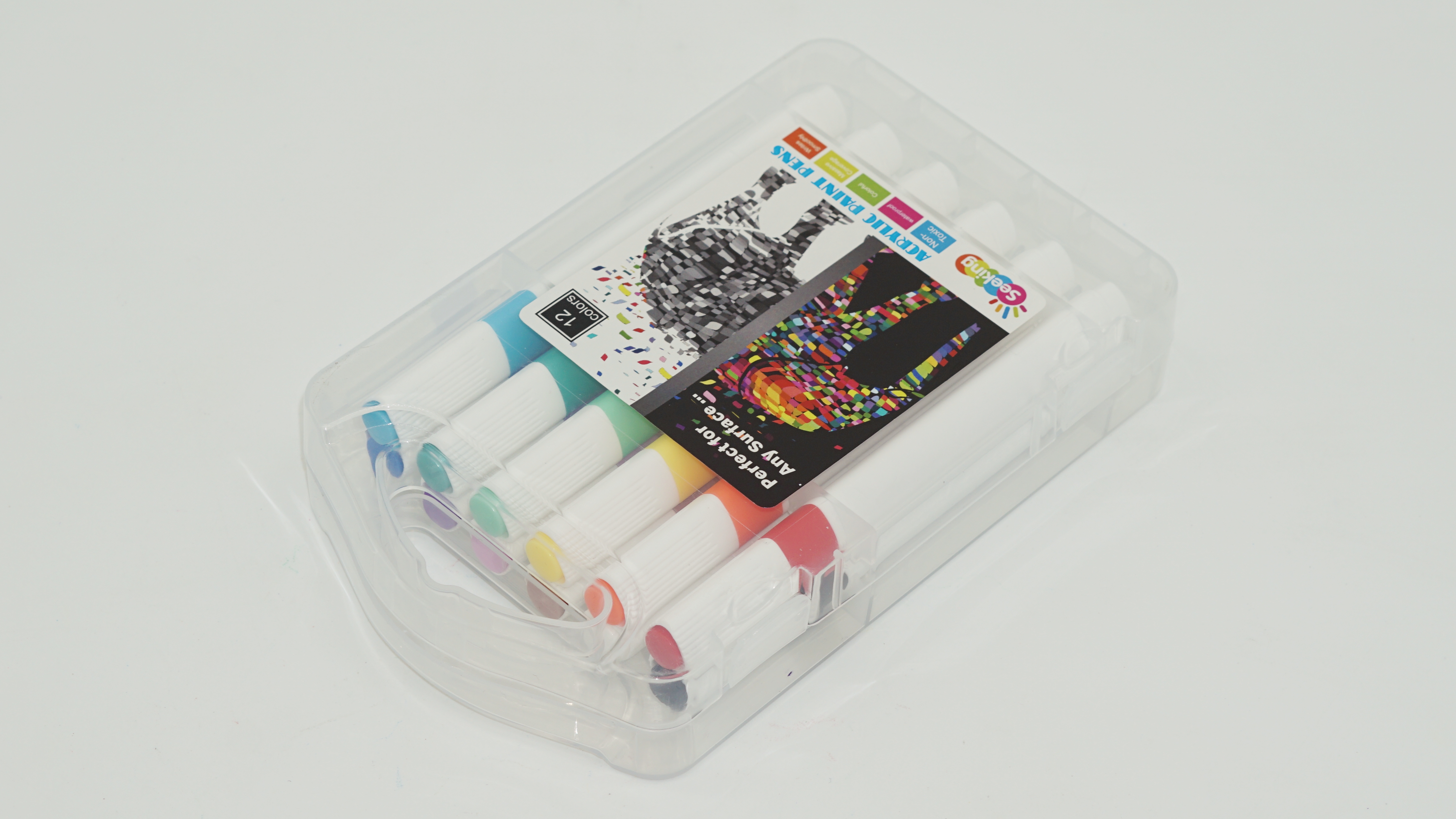 Caja de marcadores acrílicos de 60 colores, venta al por mayor, fabricante personalizado, fábrica 3