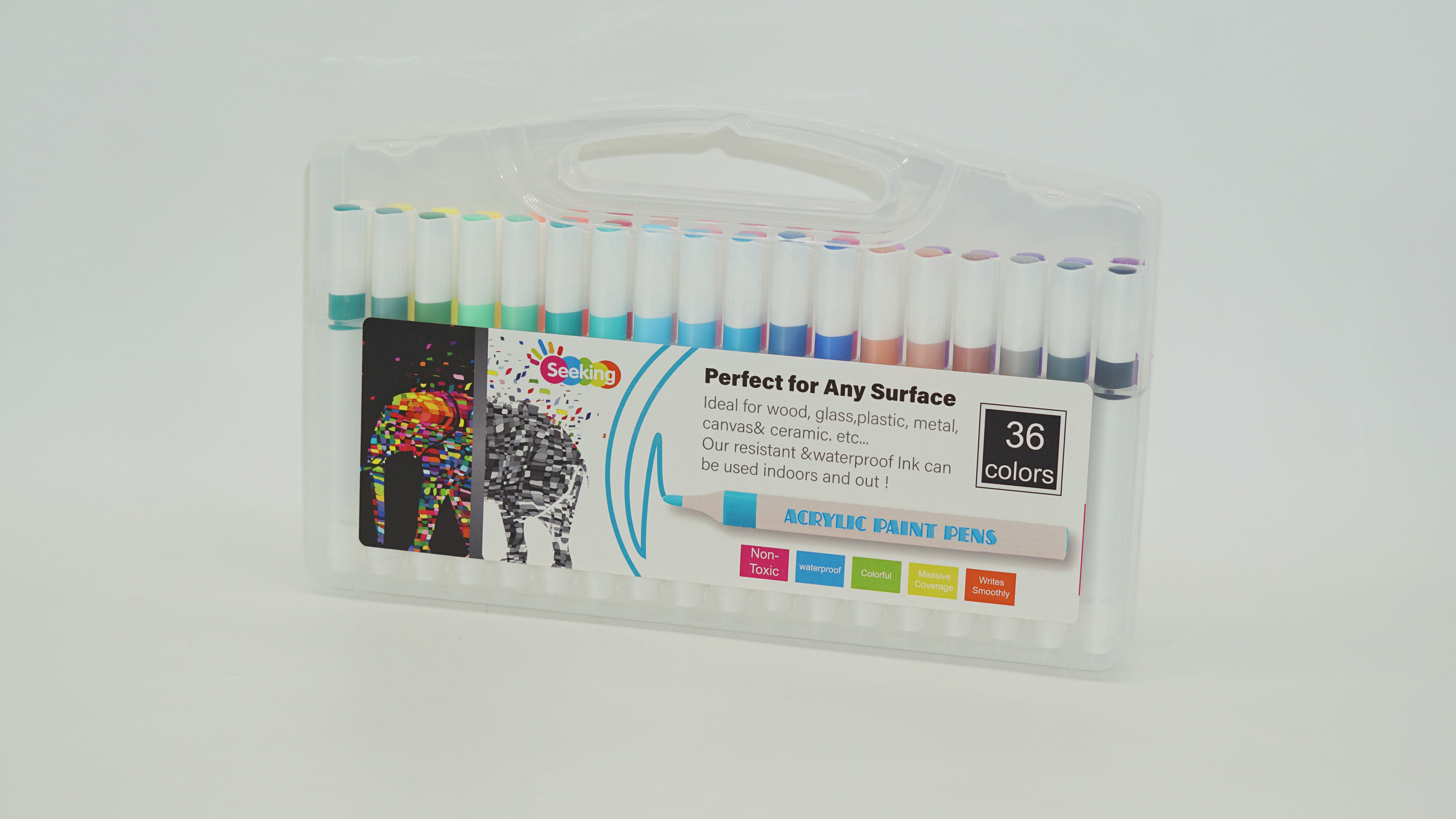 36 Colors Acrylic Marker Box Set Wholesale Custom Low MOQ Factory 4