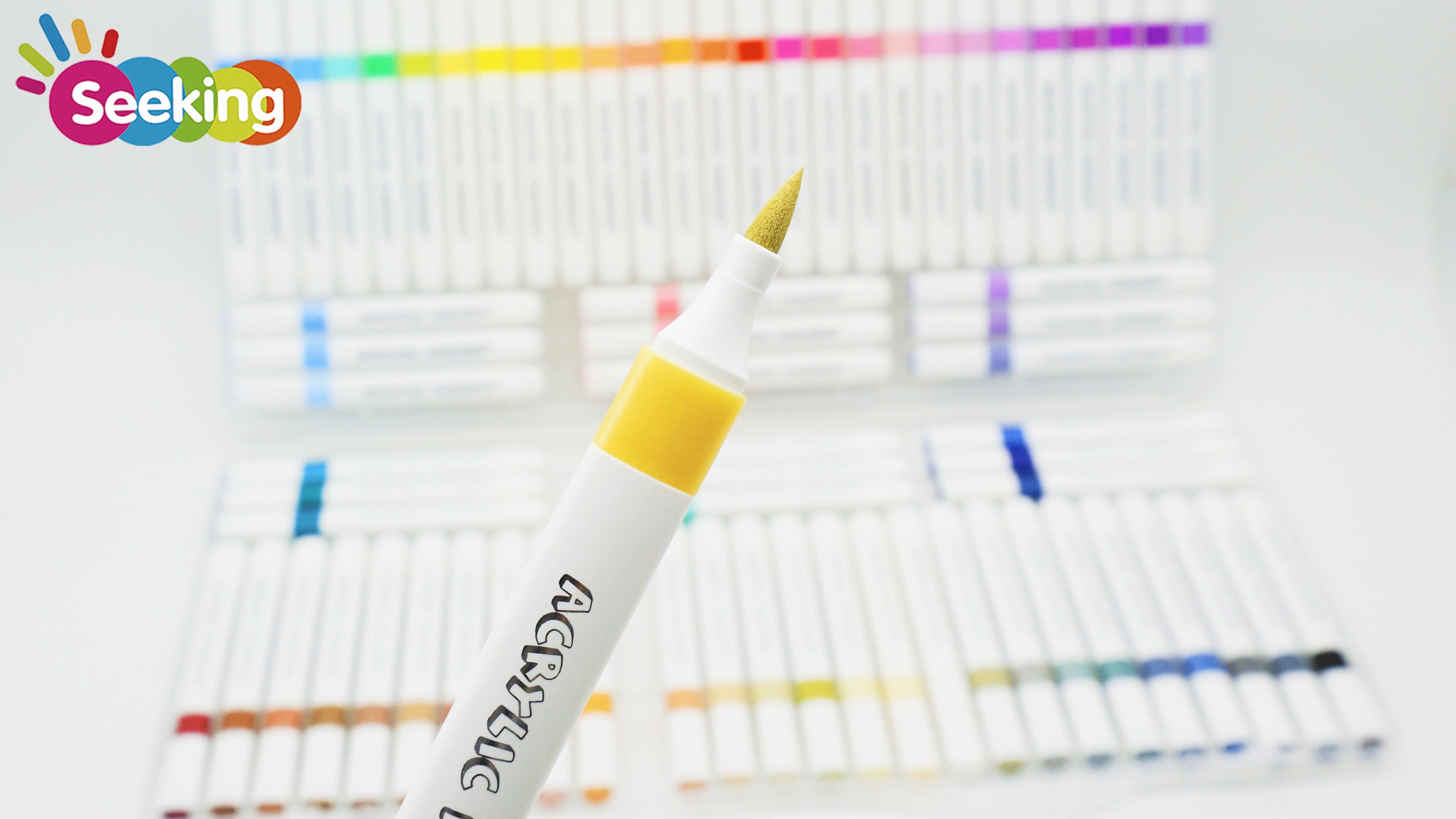 Fabricante de marcadores acrílicos con punta de pincel suave de 72 colores personalizados al por mayor 1