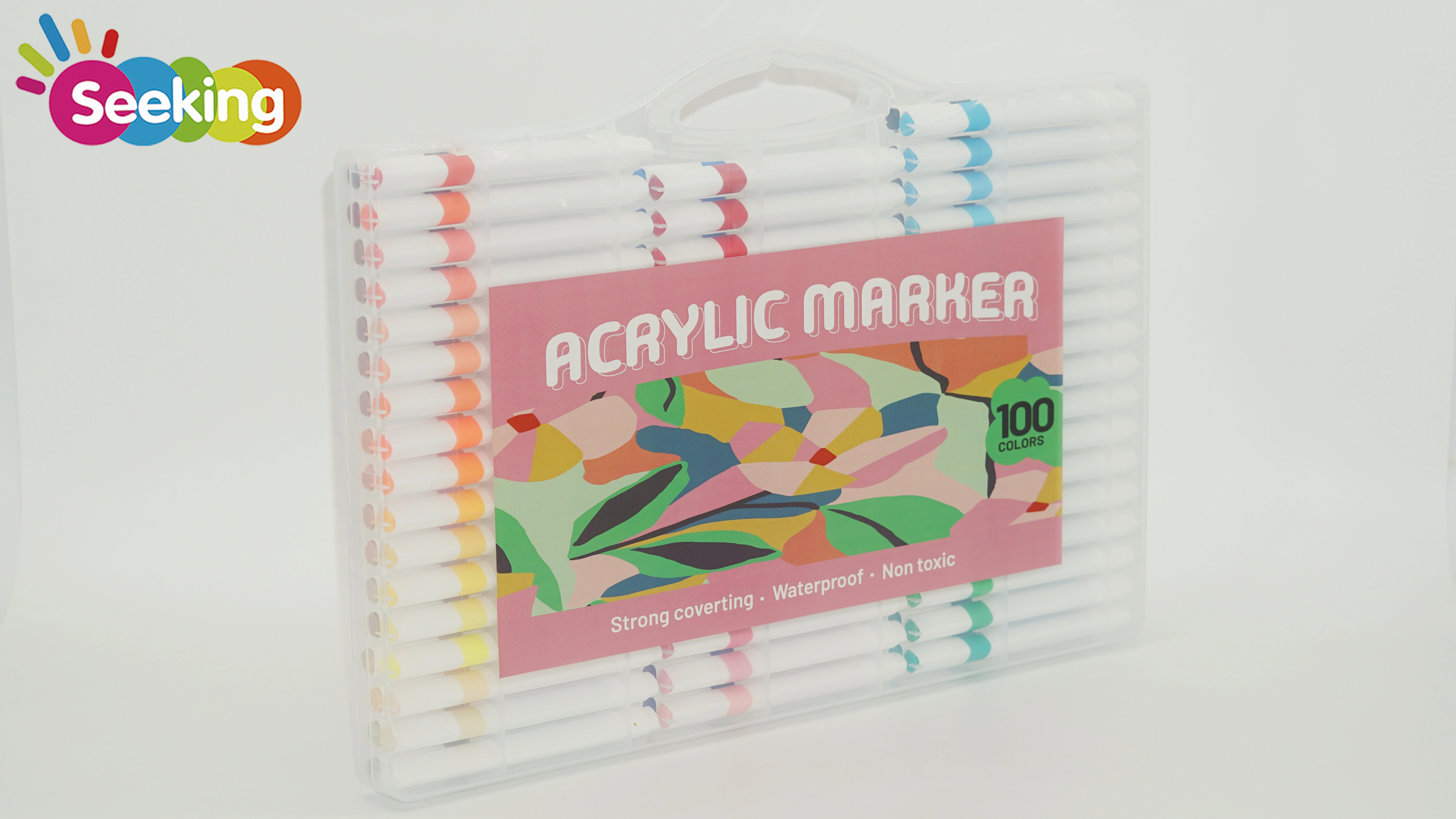 100 färger akrylpenna set 1