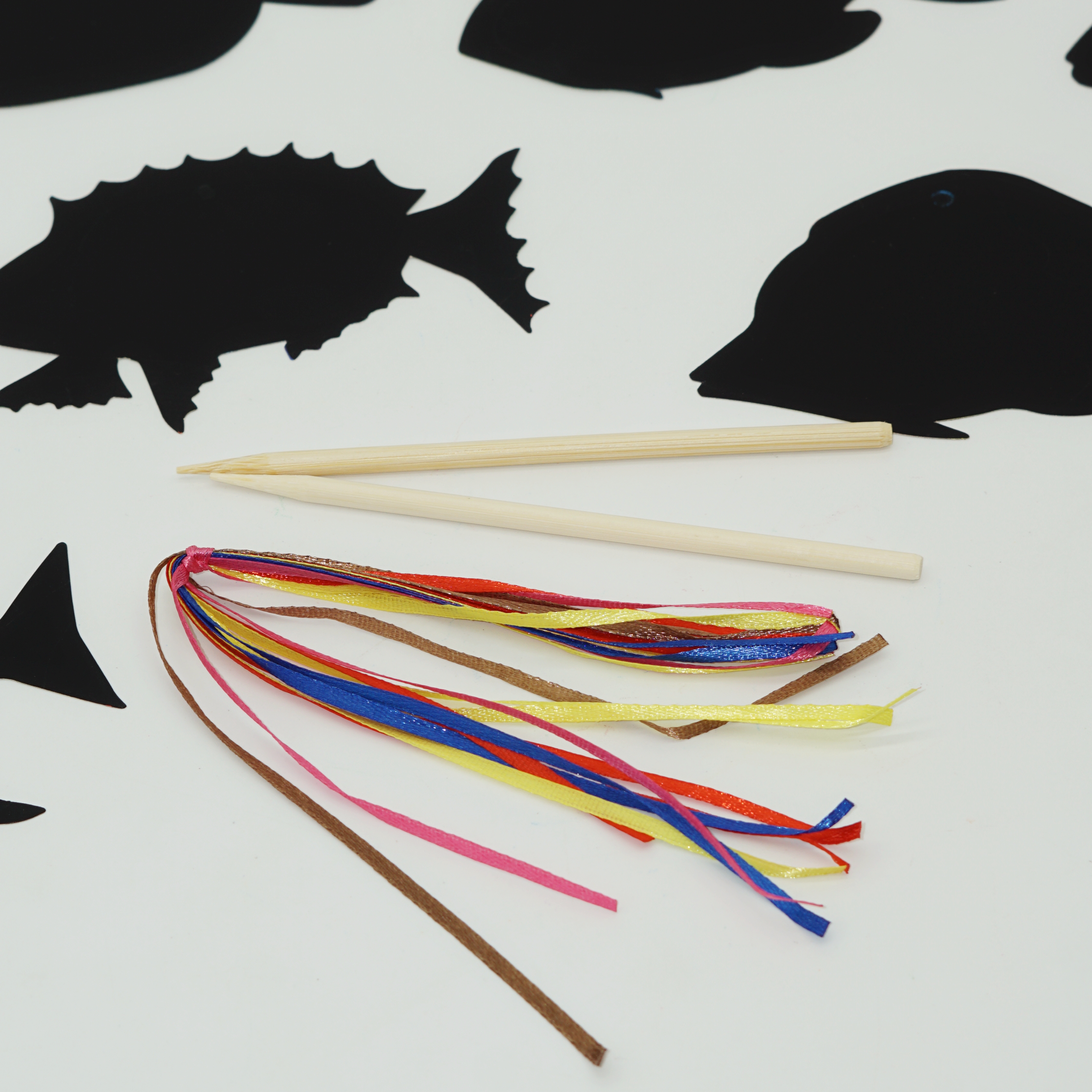 Wholesale Foreign Trade Factory Ocean DIY Bookmark Colorful Scratch Painting Paper Special-shaped children's Stationery 4