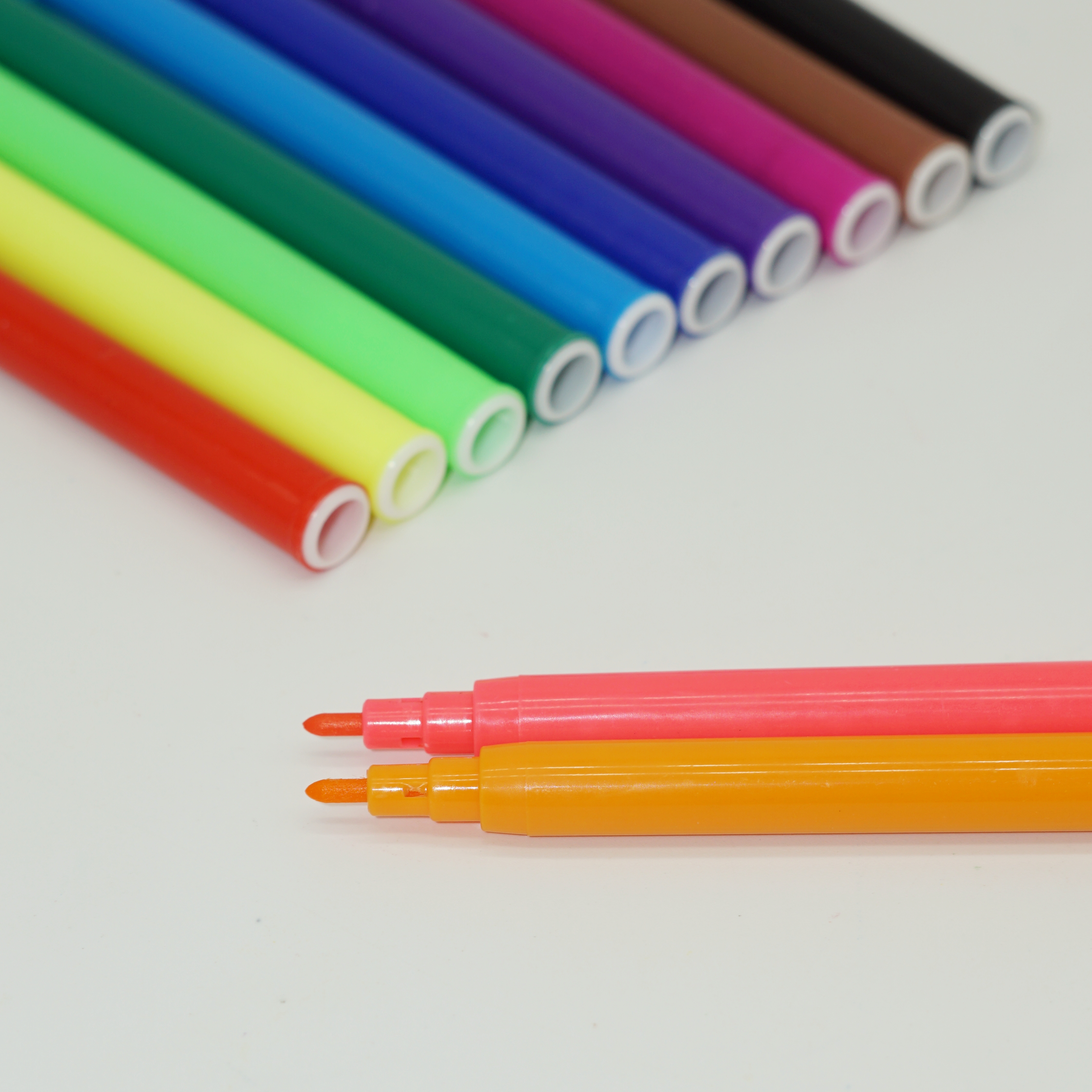 Professional Manufacturer 6/12/18 Colors High Quality Watercolor Pen Non Toxic for Children Stationery Set 6