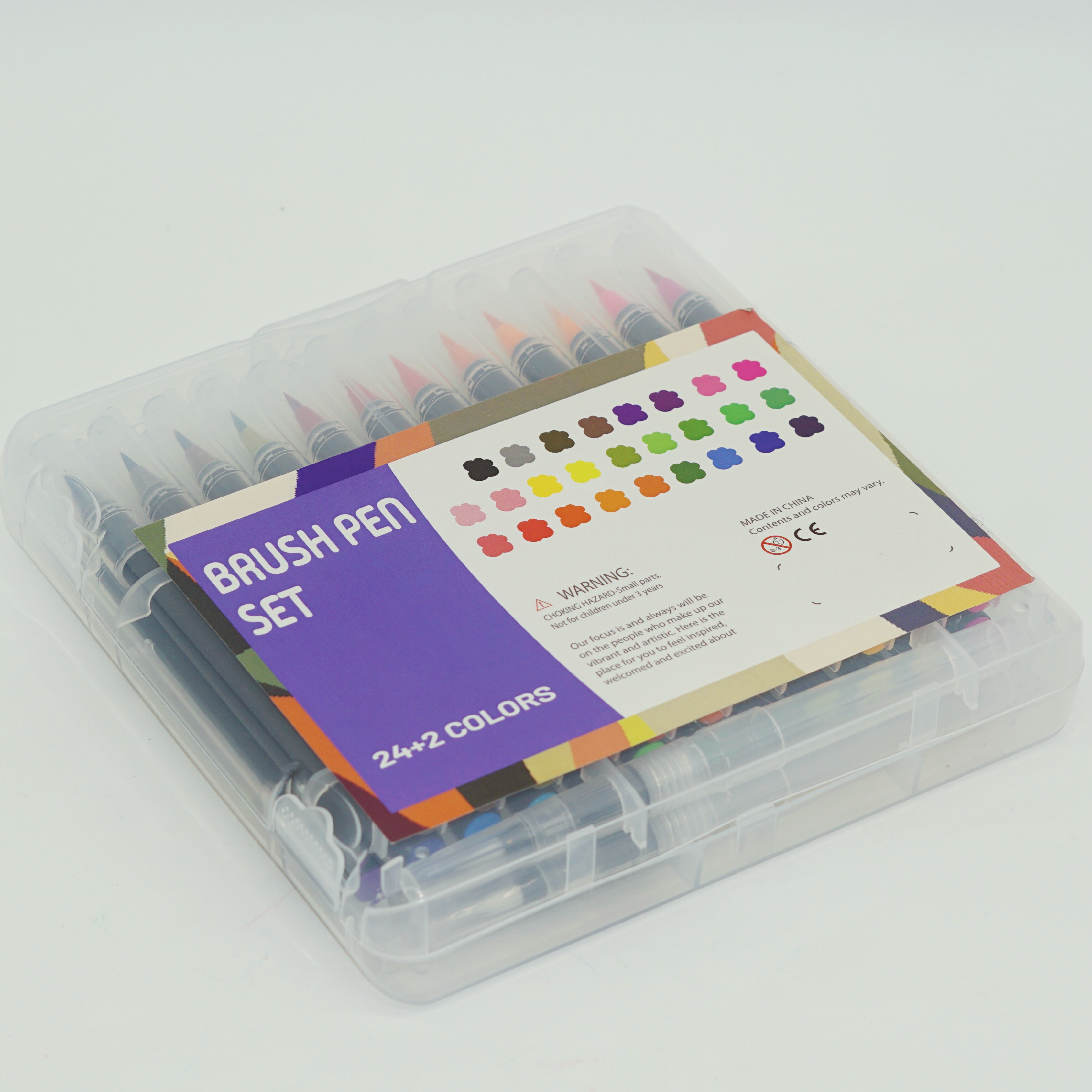 Professional Manufacturer Flexible Nylon Brush Watercolor Pen Set 5