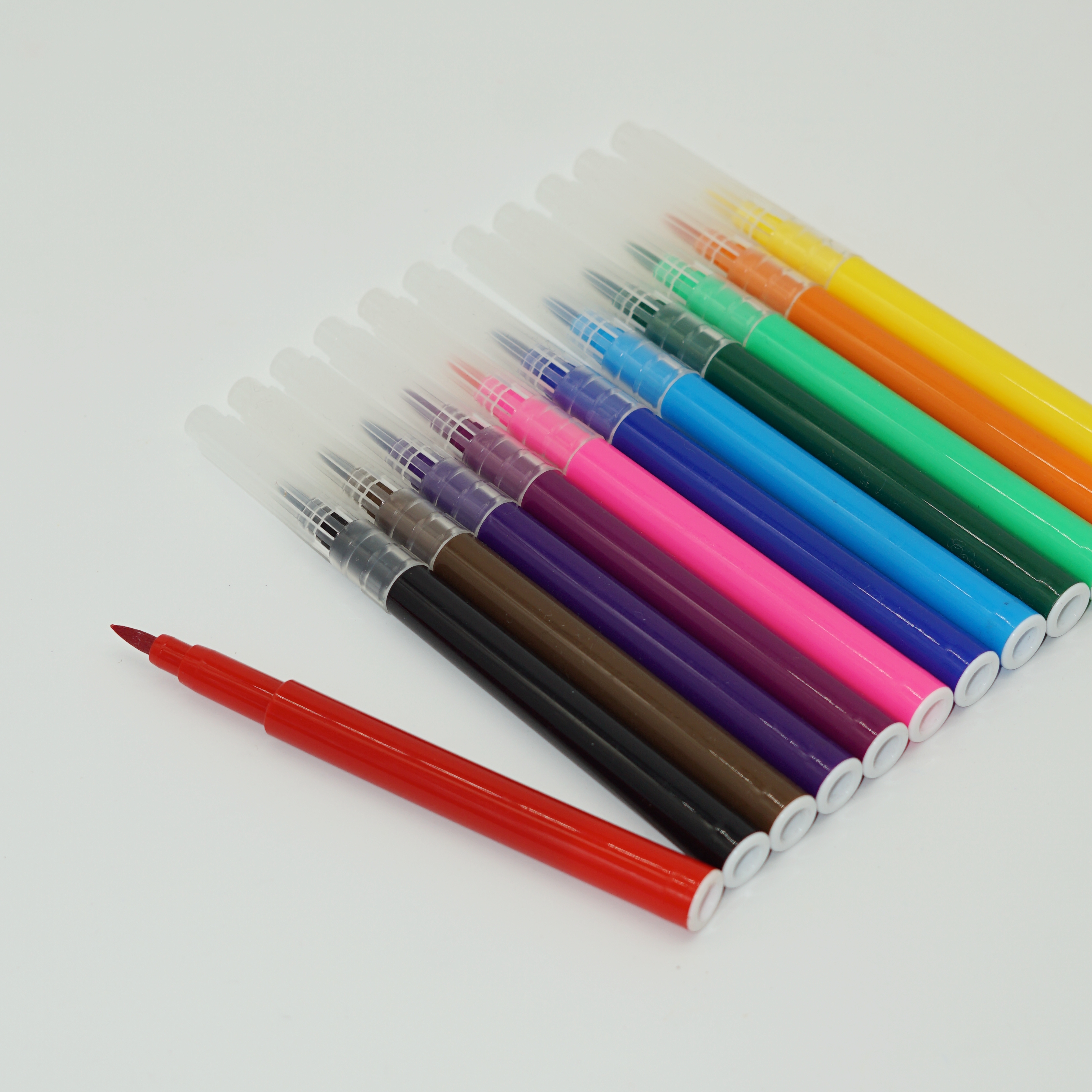 Manufacturer of High Quality 12 Colors Brush Tip Watercolor Pen Set 4