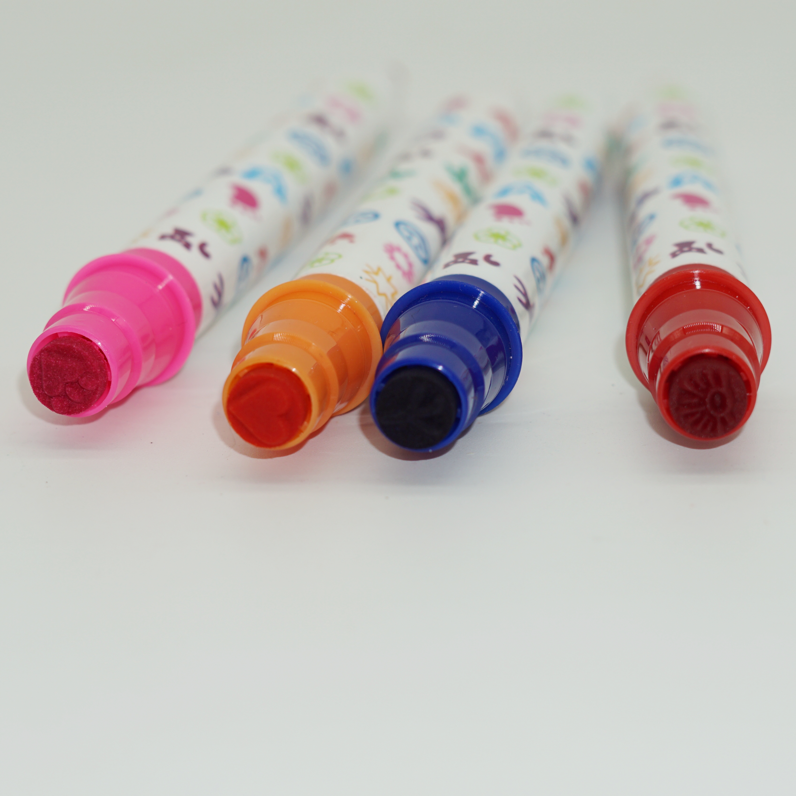Cute Mini Pattern Seal Stamp Double Tip Marker Pen Supplier 4