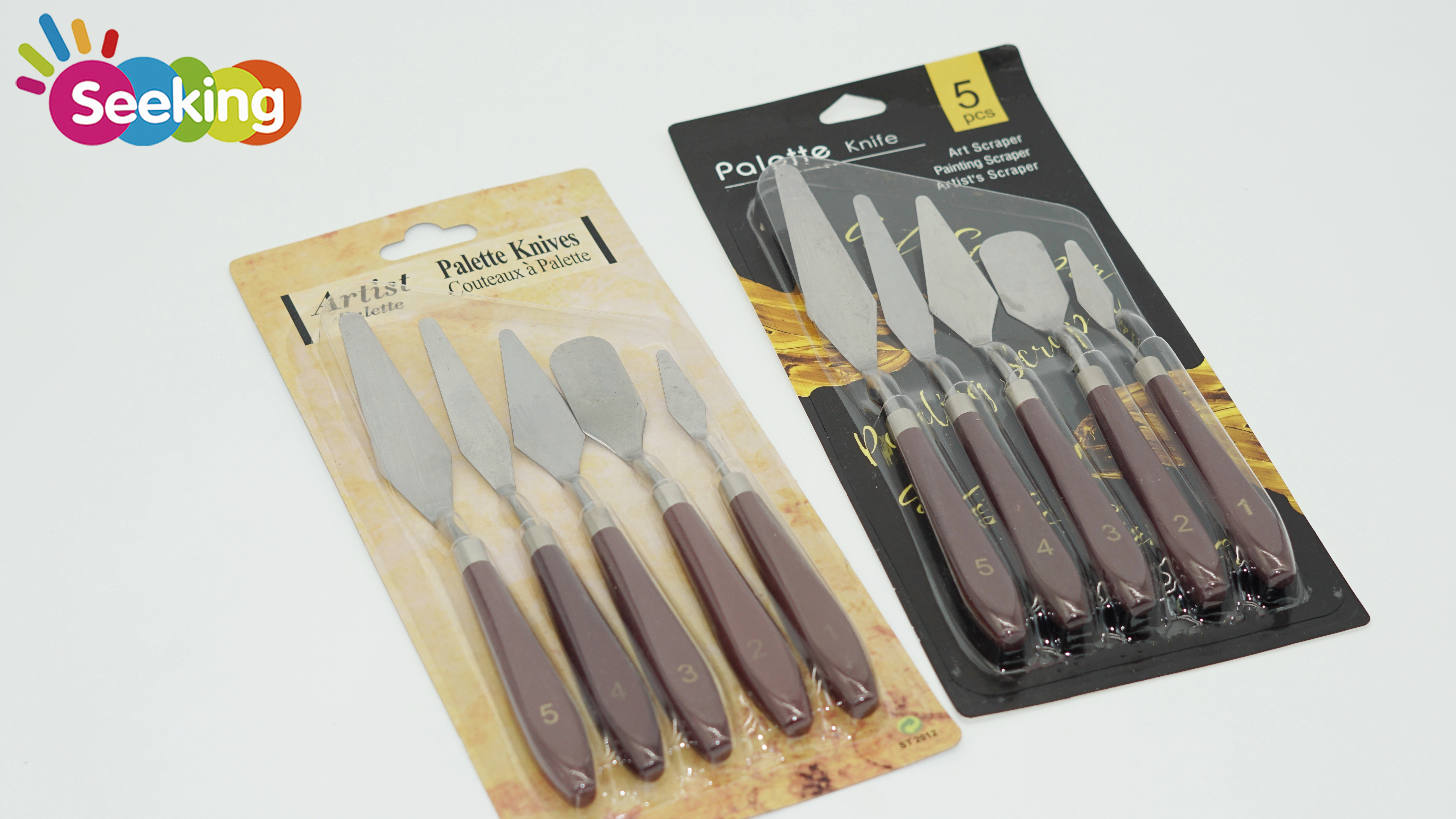 Fabricante de facas de paleta de fábrica atacado personalizado de alta qualidade profissional para ferramentas de pintura de artista 1