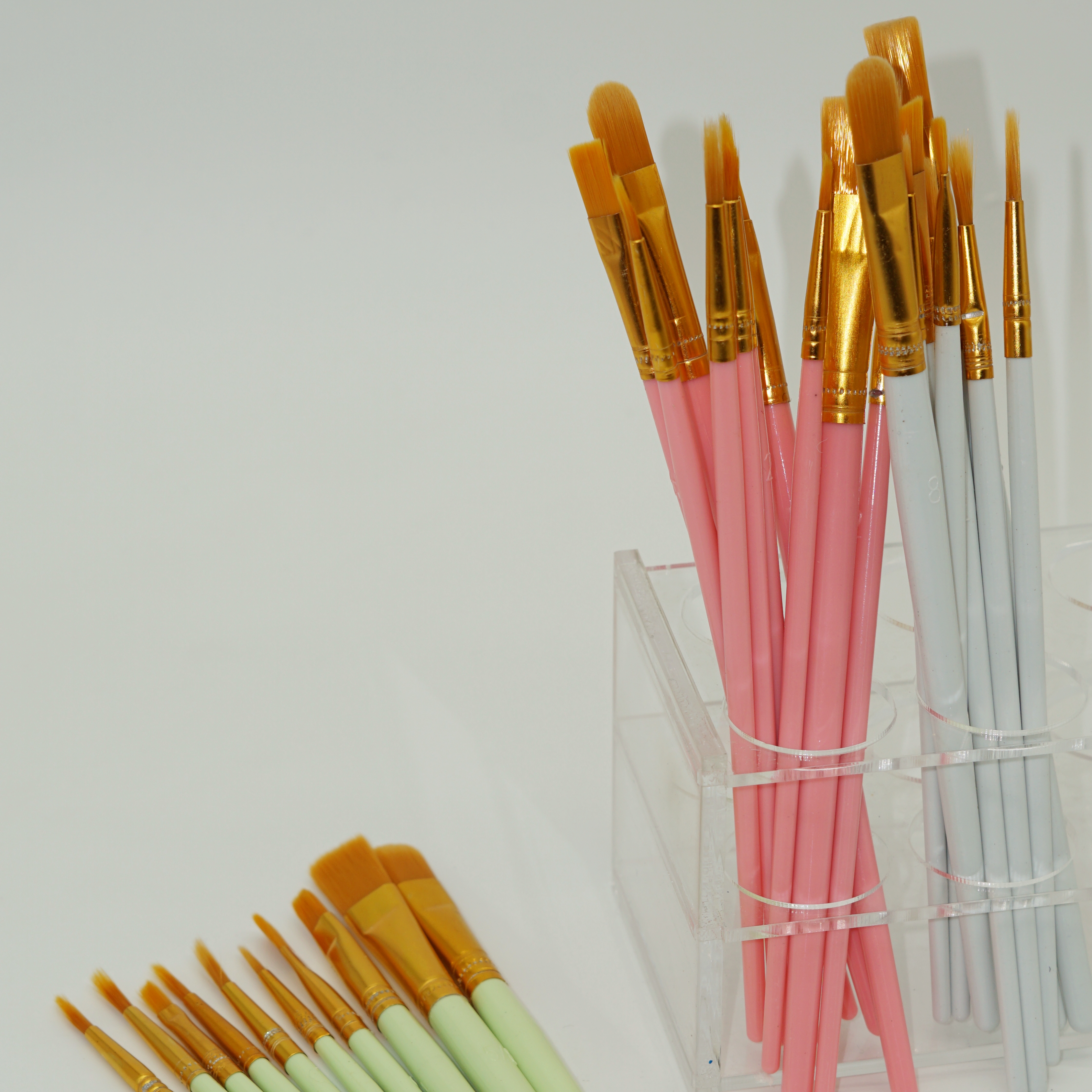 Wholesale Custom High Quality Colorful Painting Tools Professional Drawing Artist Brushes Set 4