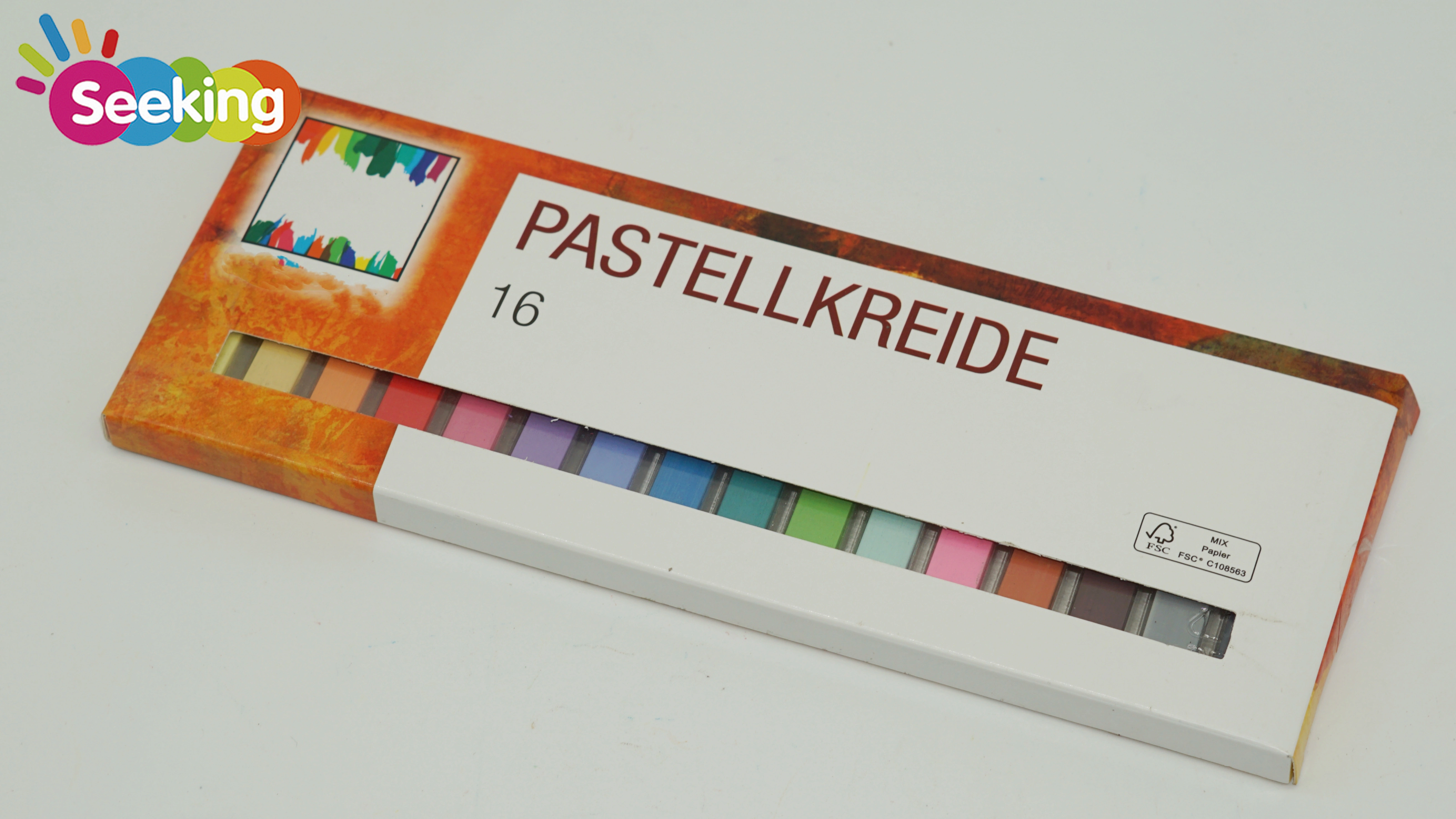 Juego de tizas pastel profesionales personalizadas al por mayor, 16 colores, para artistas y niños, material escolar. 1