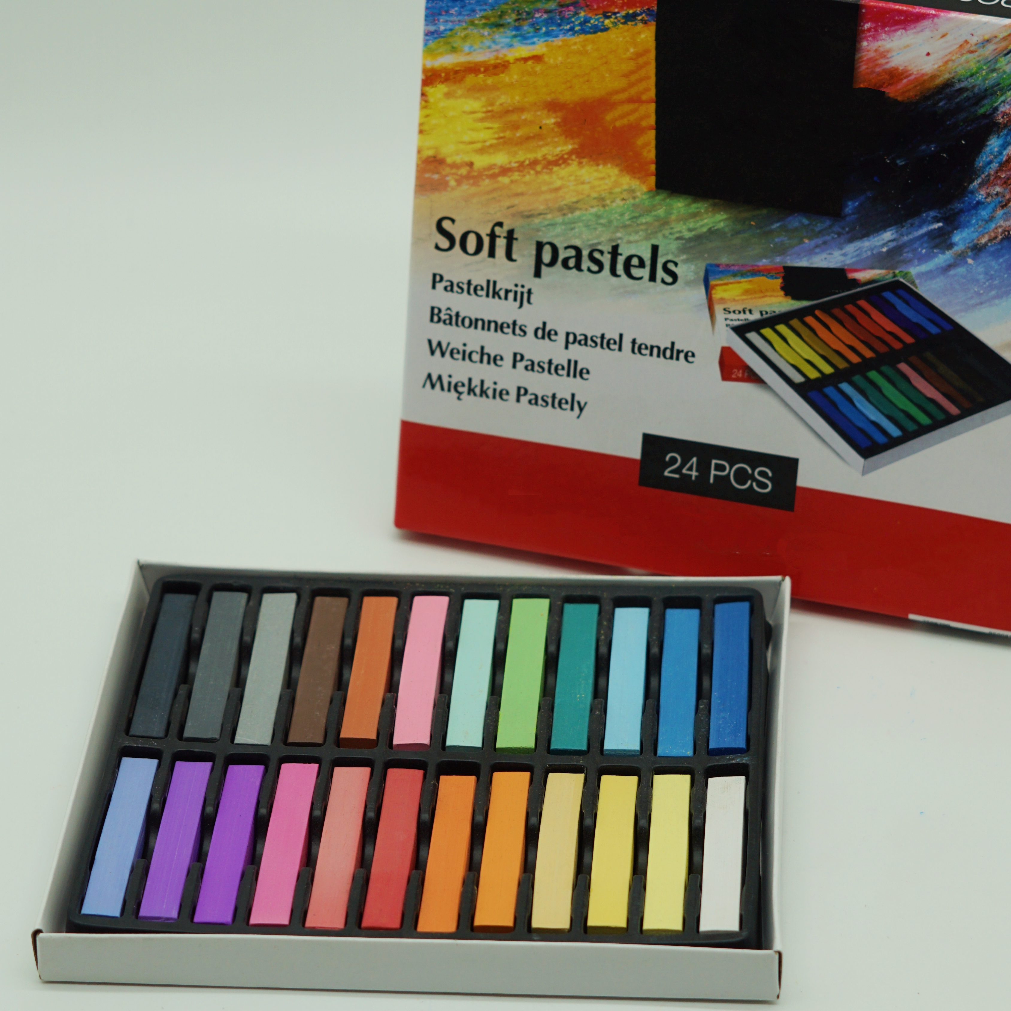 Factory Wholesale Price 24 Colors Soft Pastels Set Supplier 3