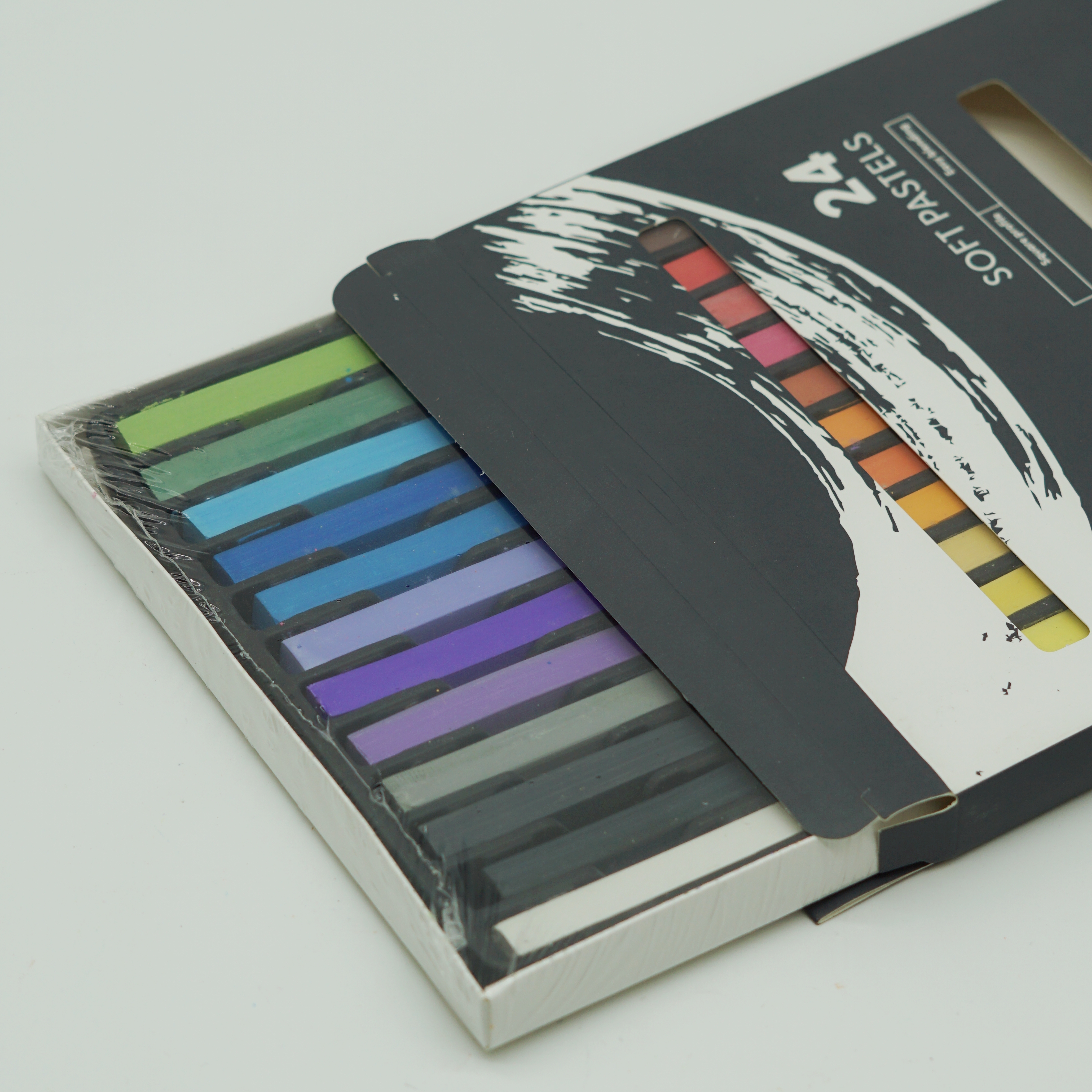Manufacturer Wholesale Custom High-quality 24 Colors Soft Chalk Pastels for Artists 3