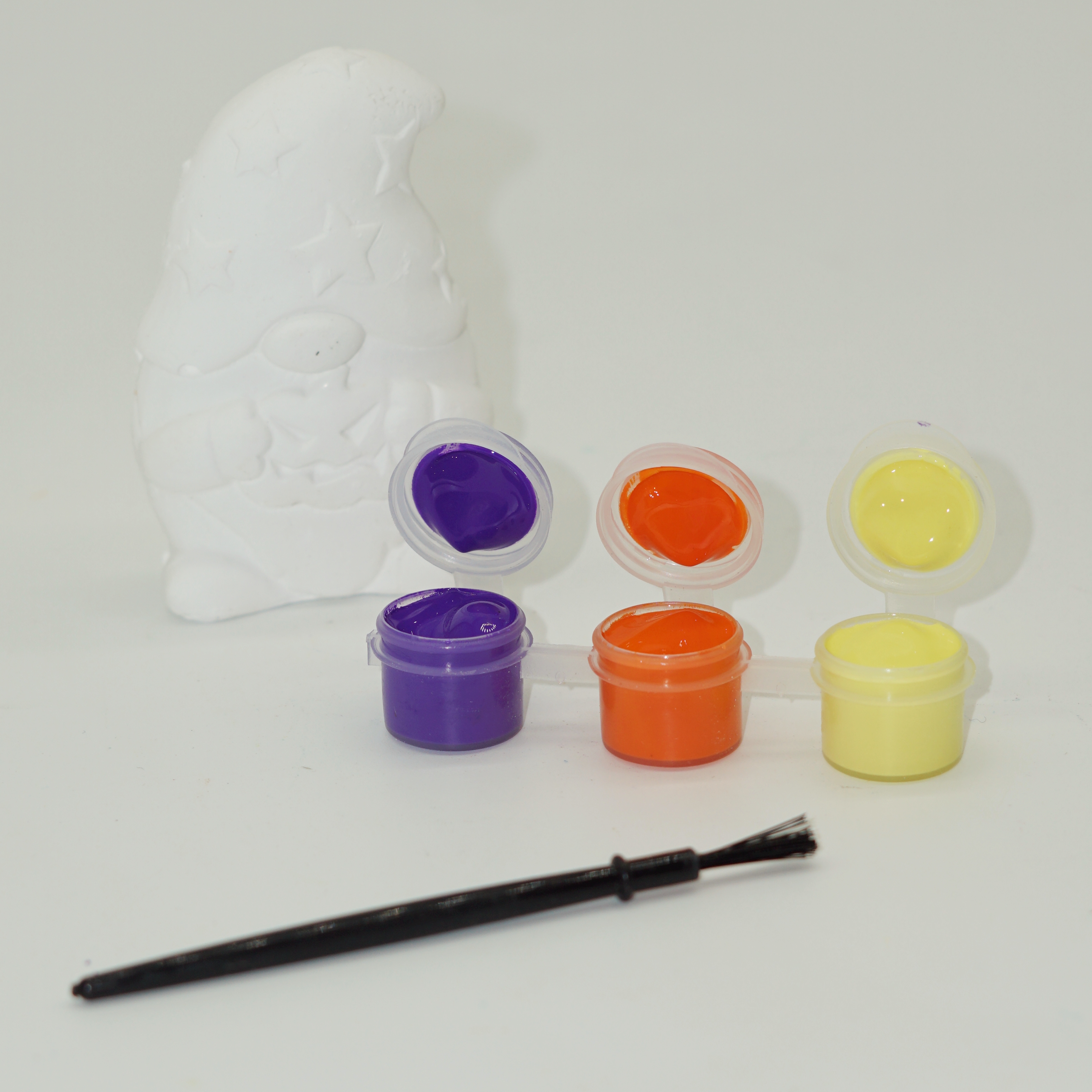 Hot Sale Custom Halloween Stationery Paint Mini Plaster Figurine Gift Set for Children School Supplies 8