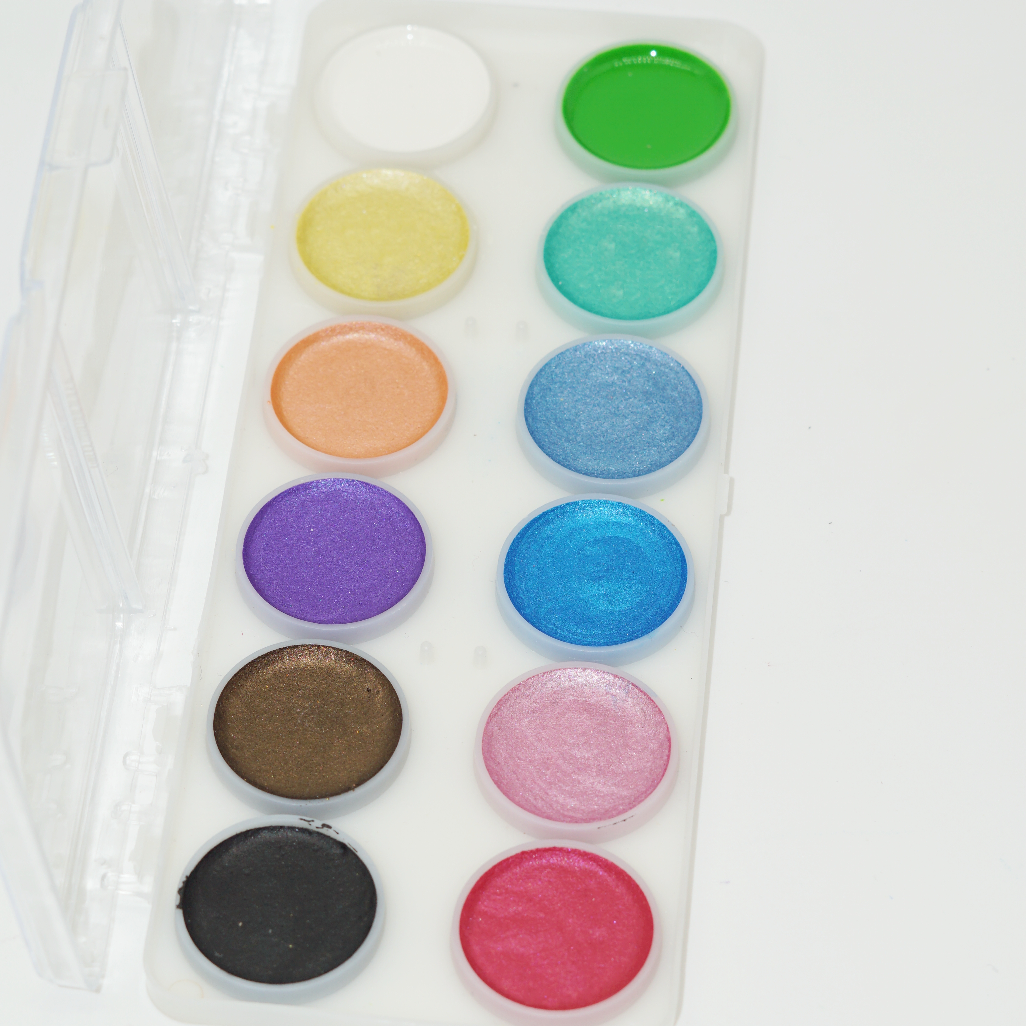 Customized Metallic Pearlescent Colors Solid Watercolor Paint Set Manufacturer 4