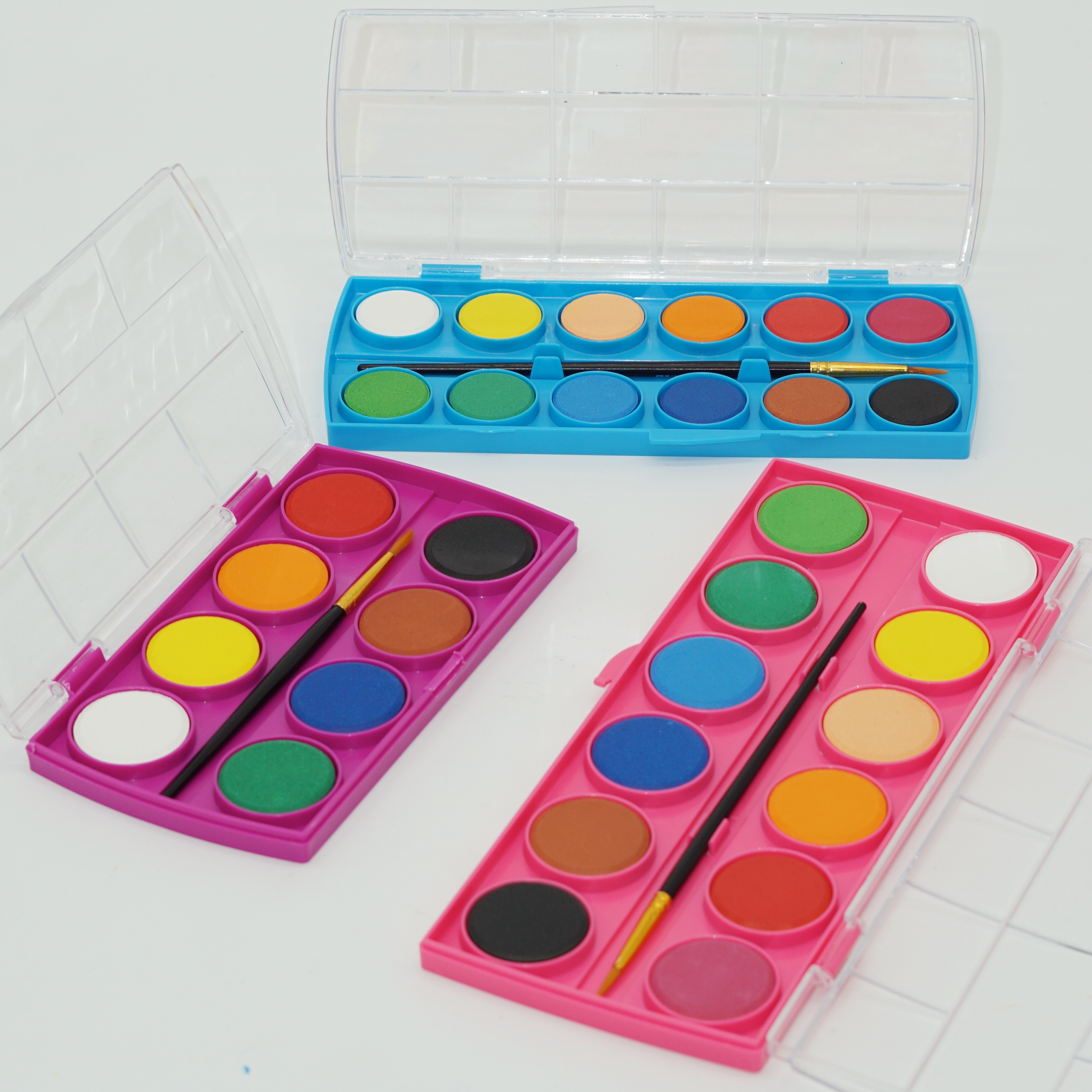 Proveedor de juego de acuarelas sólidas de 8 colores de alta calidad, al por mayor y personalizado 5