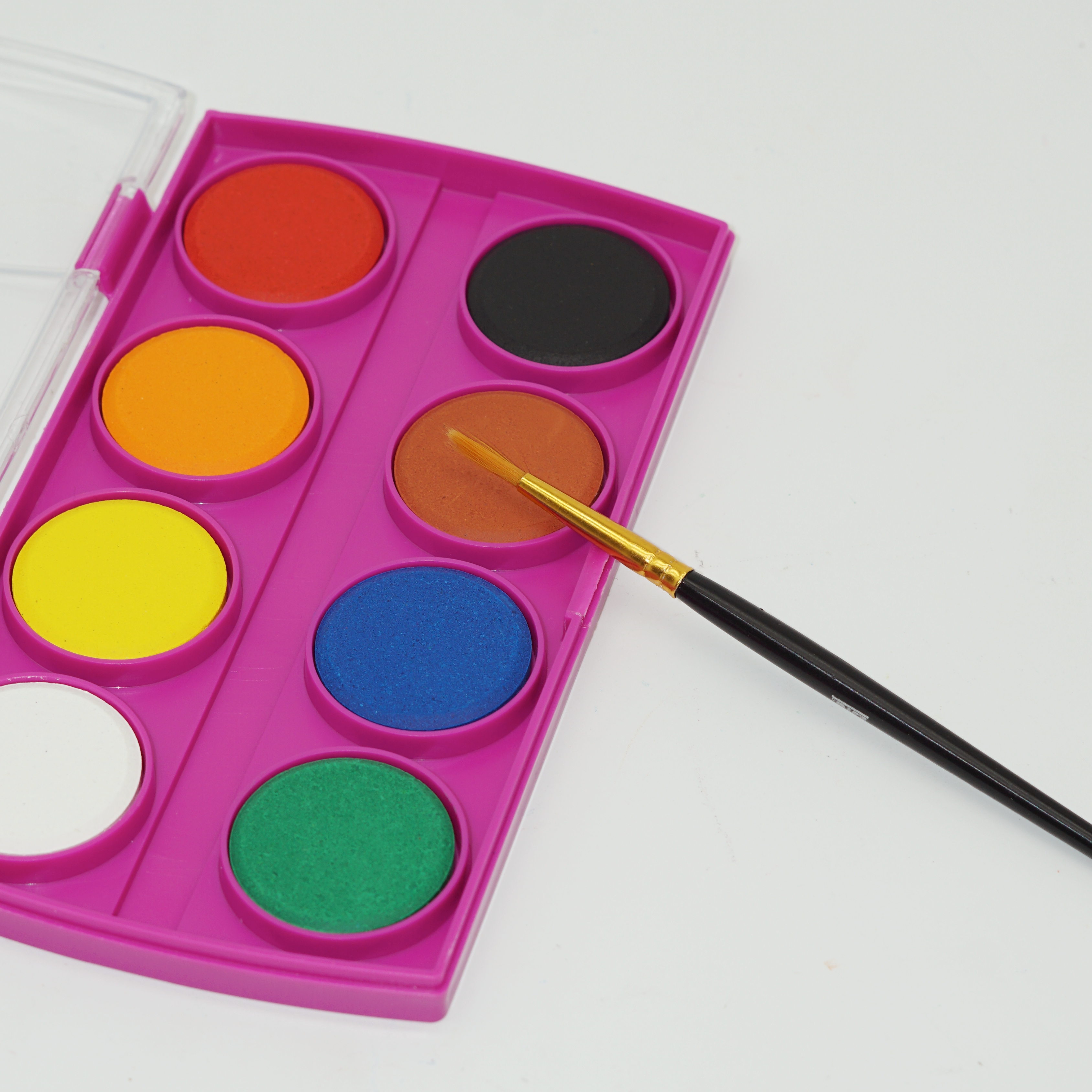 Wholesale and Custom High Quality 8 Colors Solid Watercolor Paint Set Supplier 2