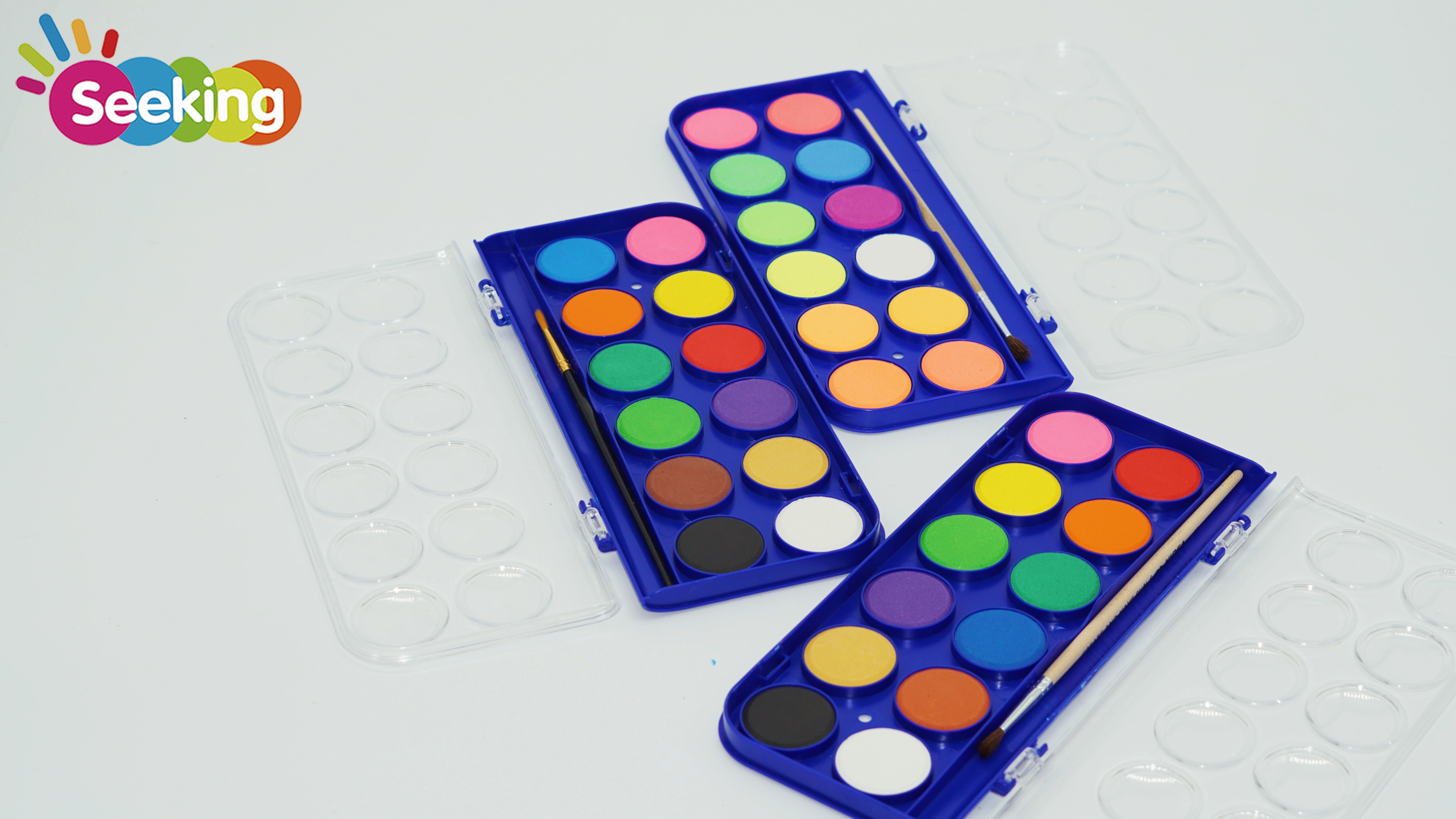 Fabricante de juegos de acuarela multicolor de alta calidad con pinceles al por mayor 1