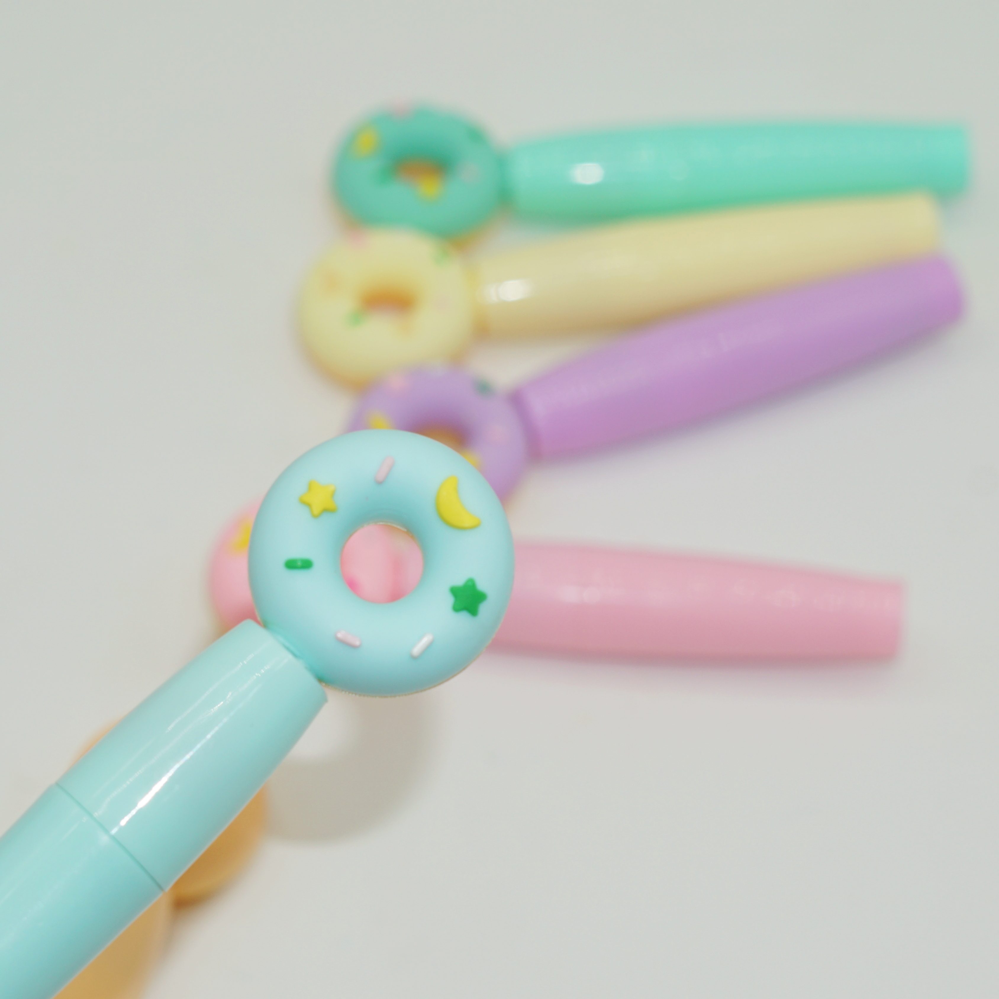 Best Mini Cute Donut-shaped Highlighter Set Stationery Gift for Children 3