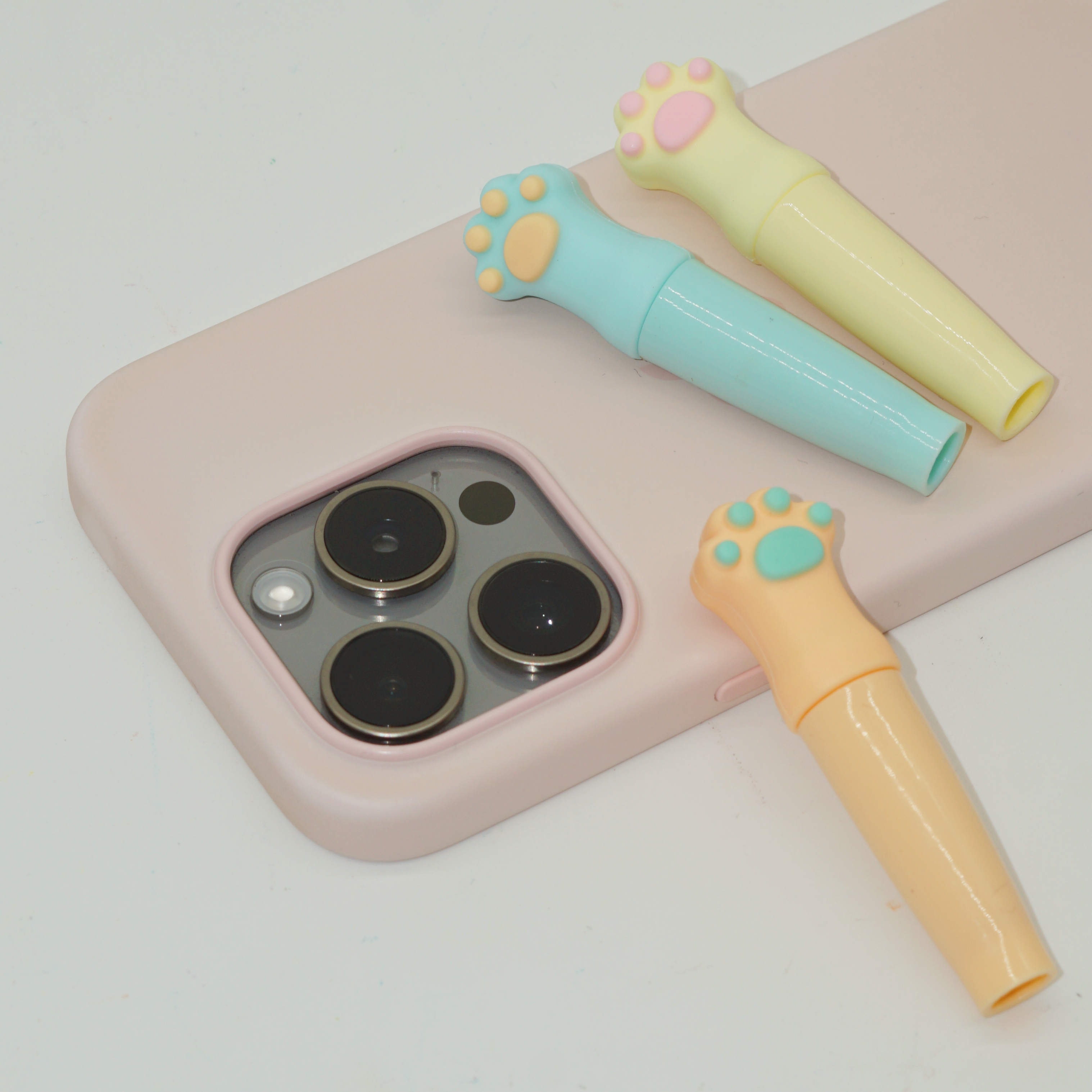 Manufacturer of Cute Styles Mini Highlighter Set Cat Dog Paw Shape for Children Gift Stationery 3