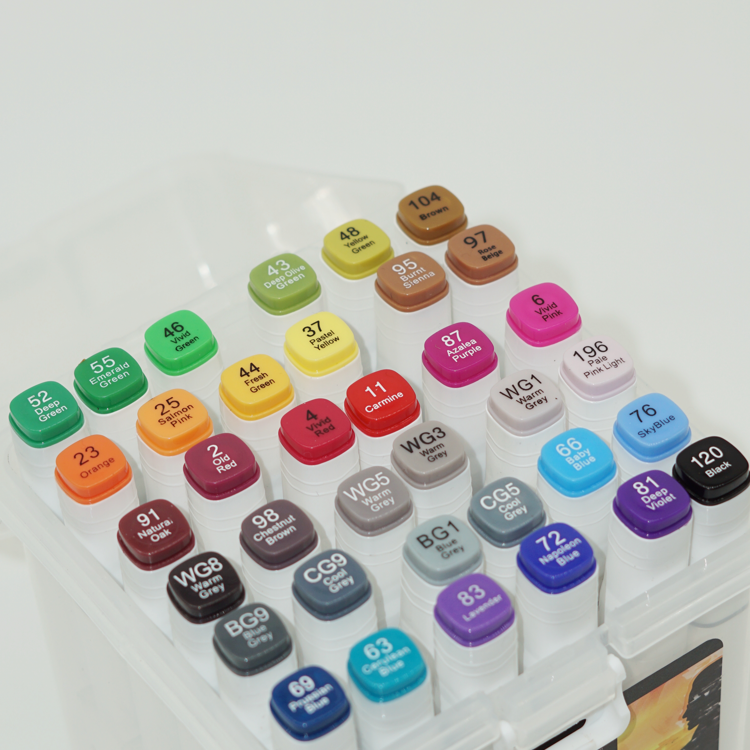 High Quality 36 Colors Double-ended Alcohol Markers for Children and Artist 4