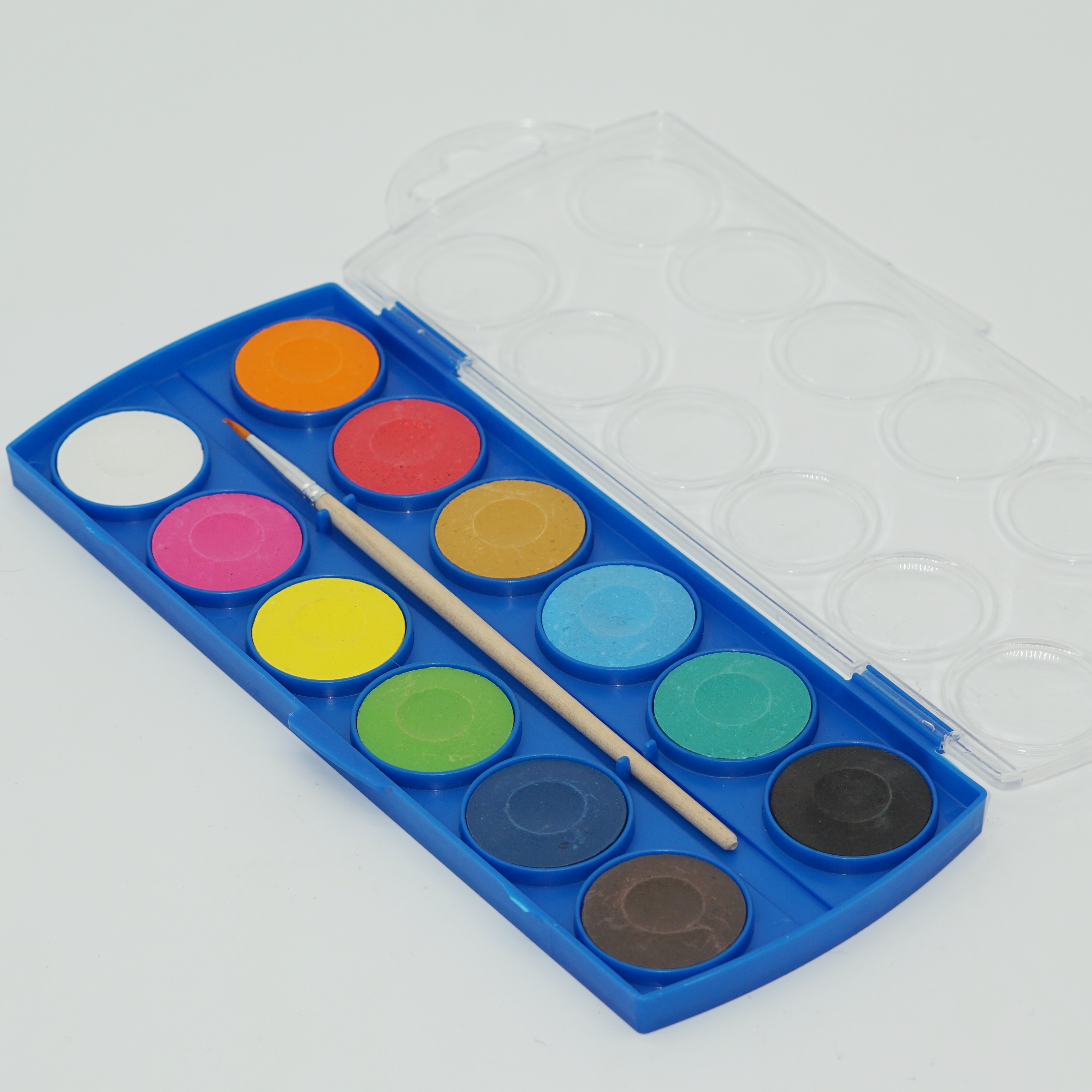 Custom Factory Price 12 Colors Solid Watercolor for Children 4