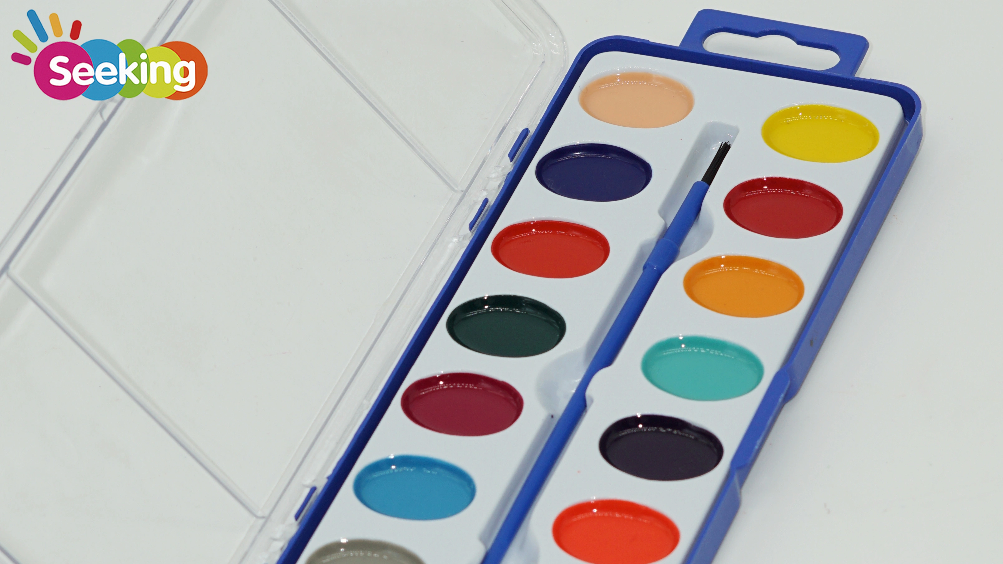 Set de acuarela semihúmeda de 16 colores con pincel, precio directo de fábrica. 1