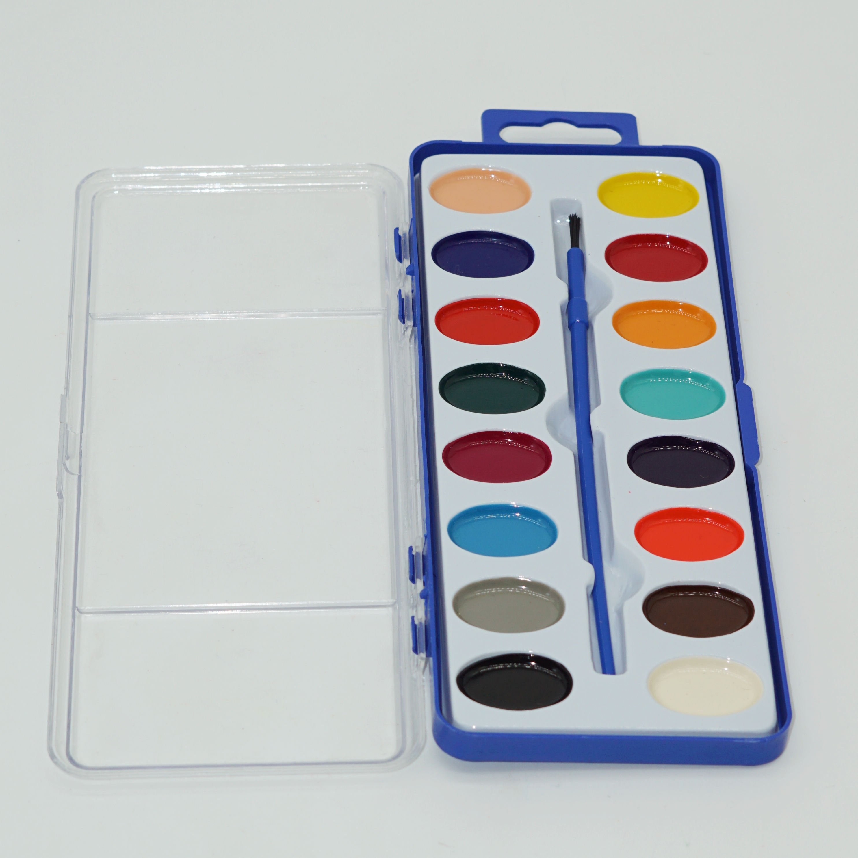 Factory Direct Lowest Price of 16 Colors Semi Moist Watercolor Set with Paintbrush 4