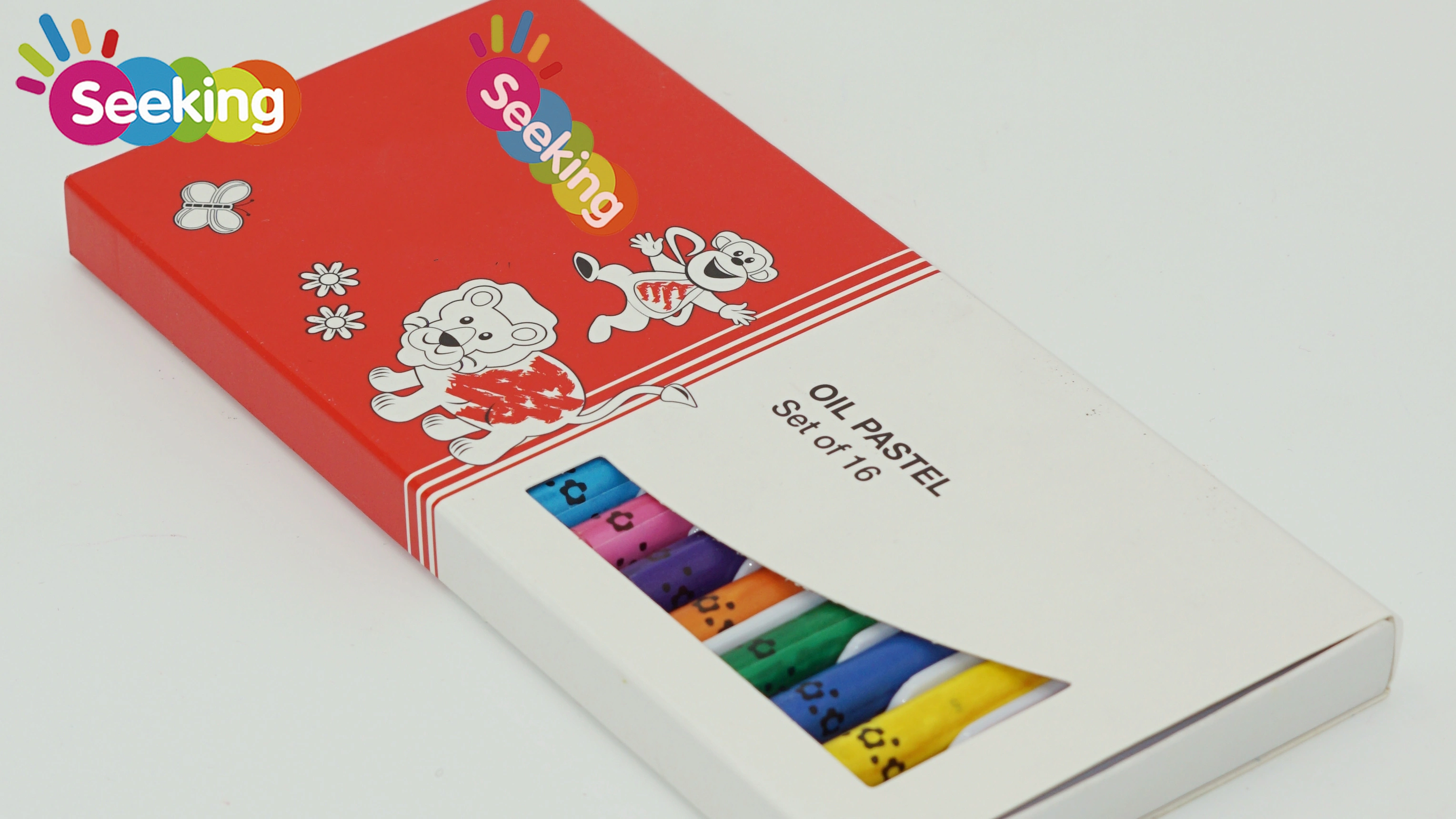Lindo empaque: set de 16 colores de pasteles al óleo para niños y artistas 1