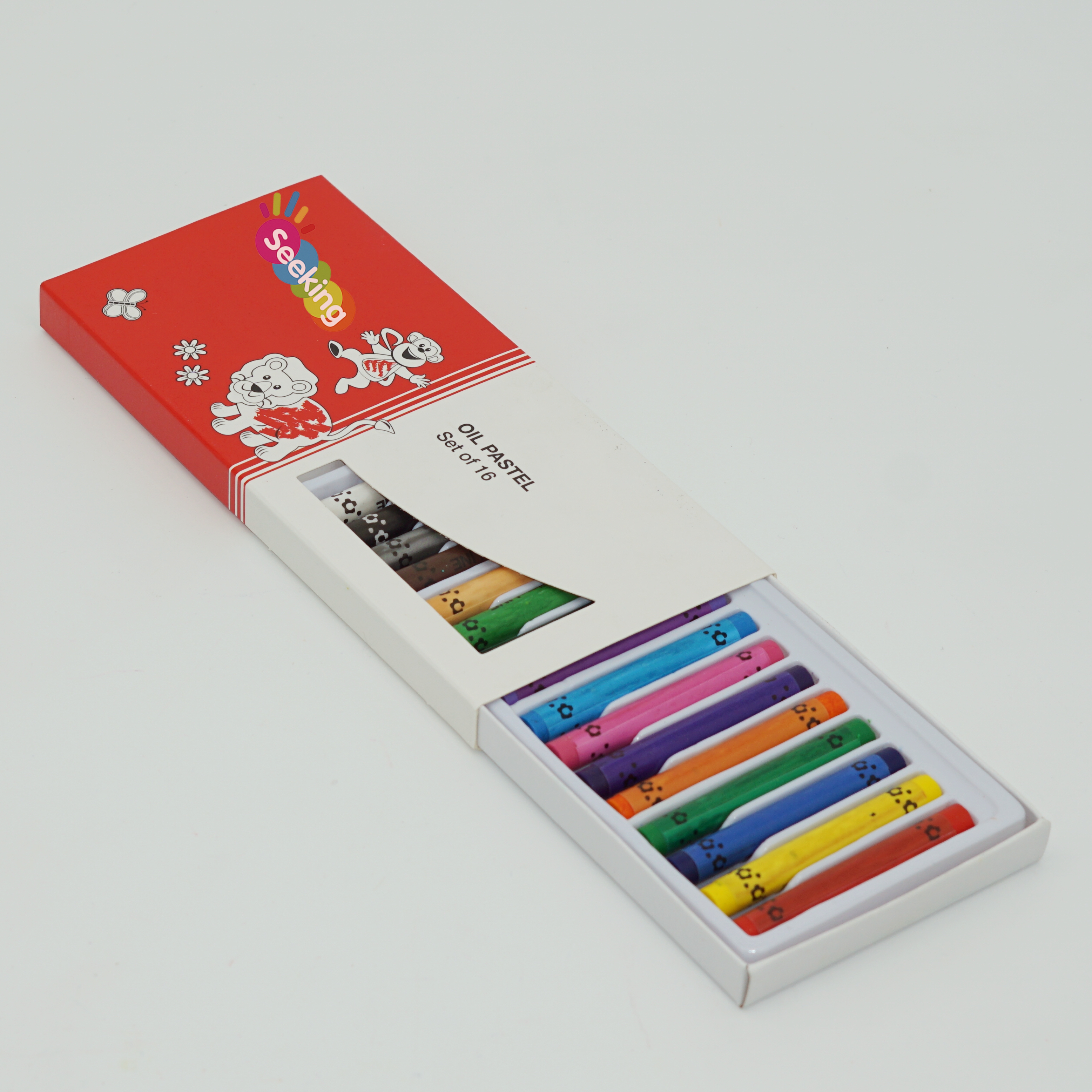Cute Packaging 16 Colors Oil Pastel Set for Children and Artist 8
