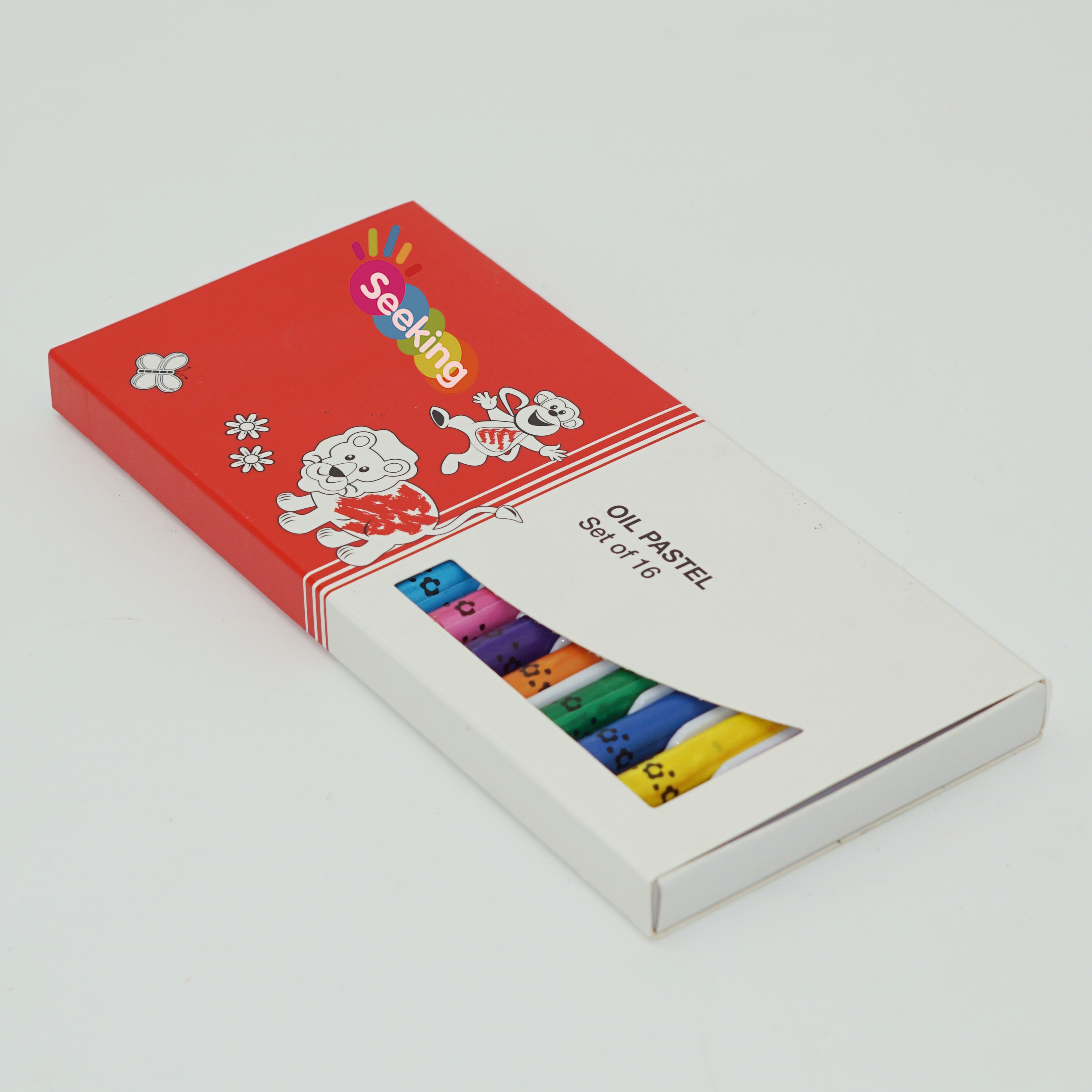 Cute Packaging 16 Colors Oil Pastel Set for Children and Artist 12
