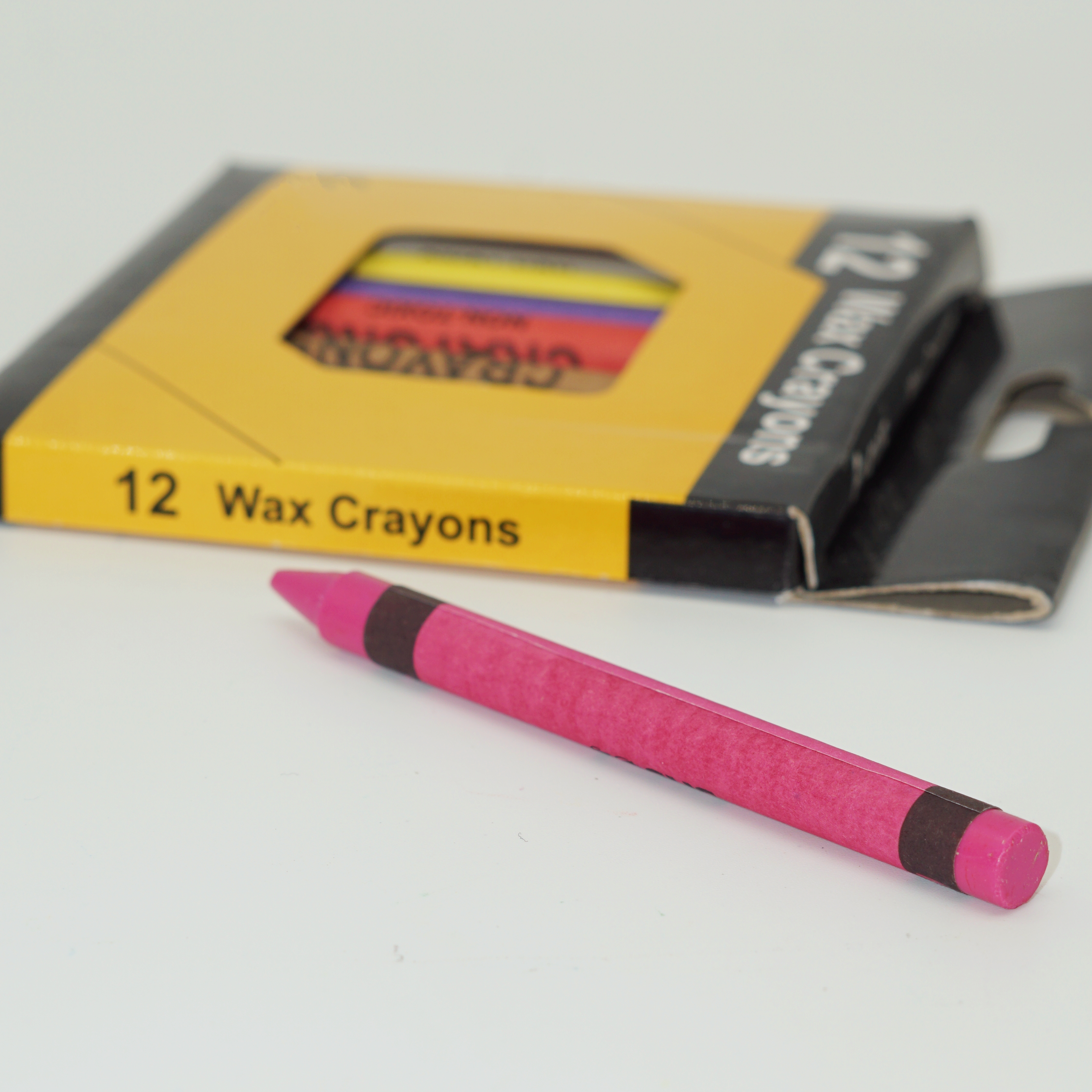 Customized 12 Colors Wax Crayon Set Non-Toxic for Children 6