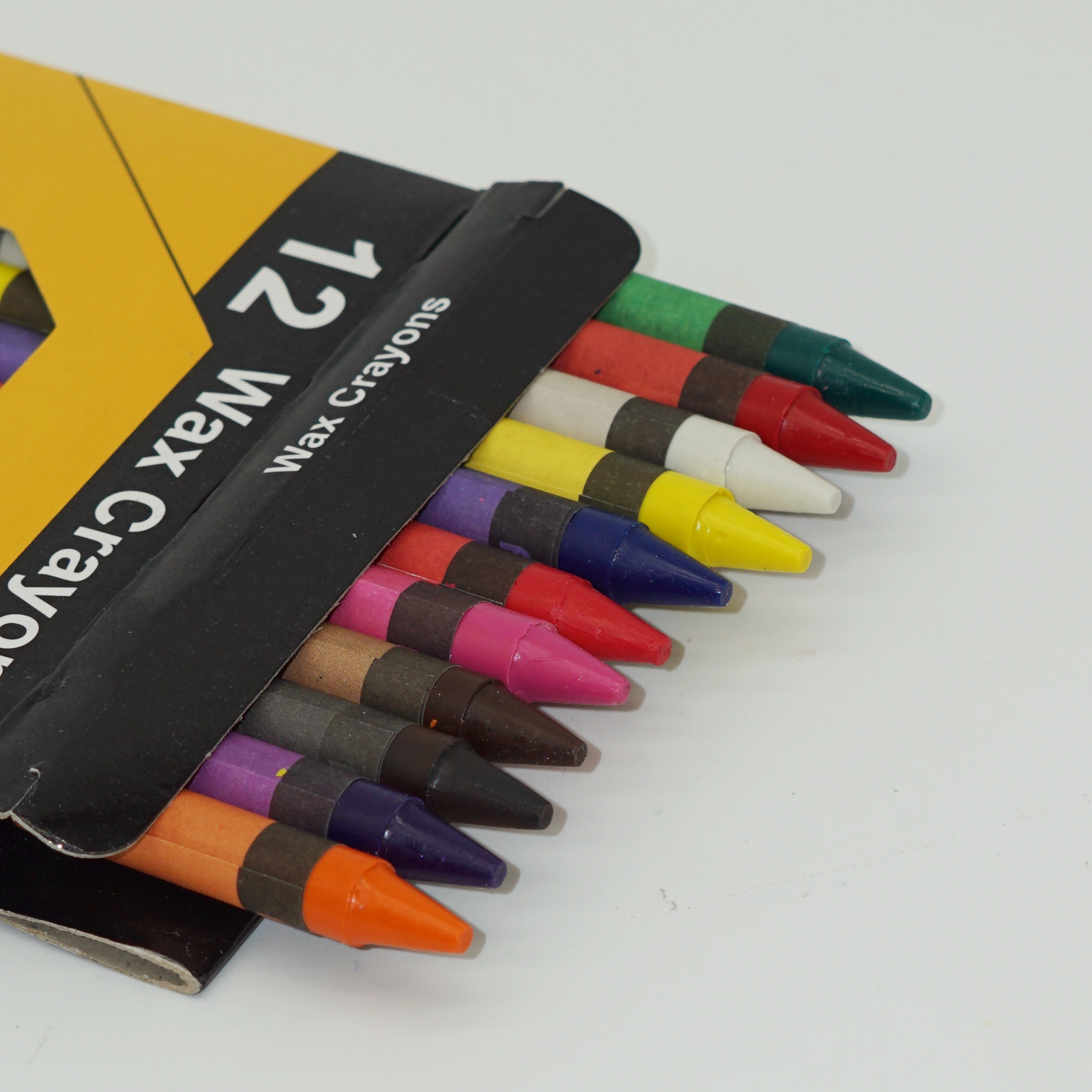 Customized 12 Colors Wax Crayon Set Non-Toxic for Children 11