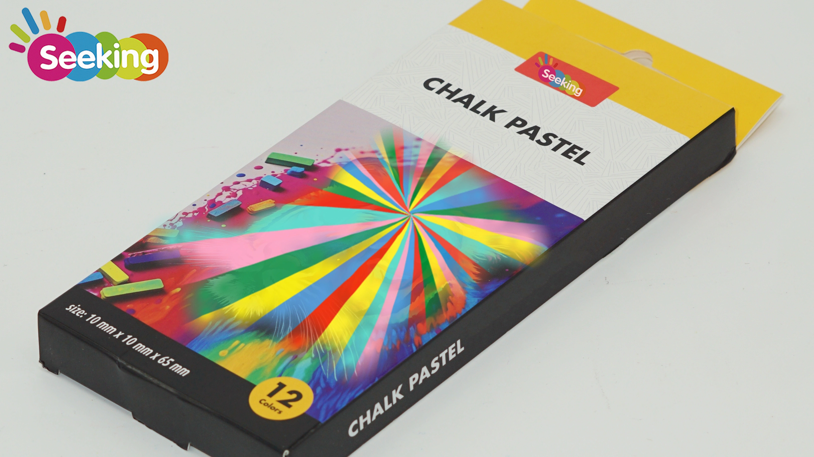 Juego de 12 tizas pastel suaves y vibrantes para artistas 1