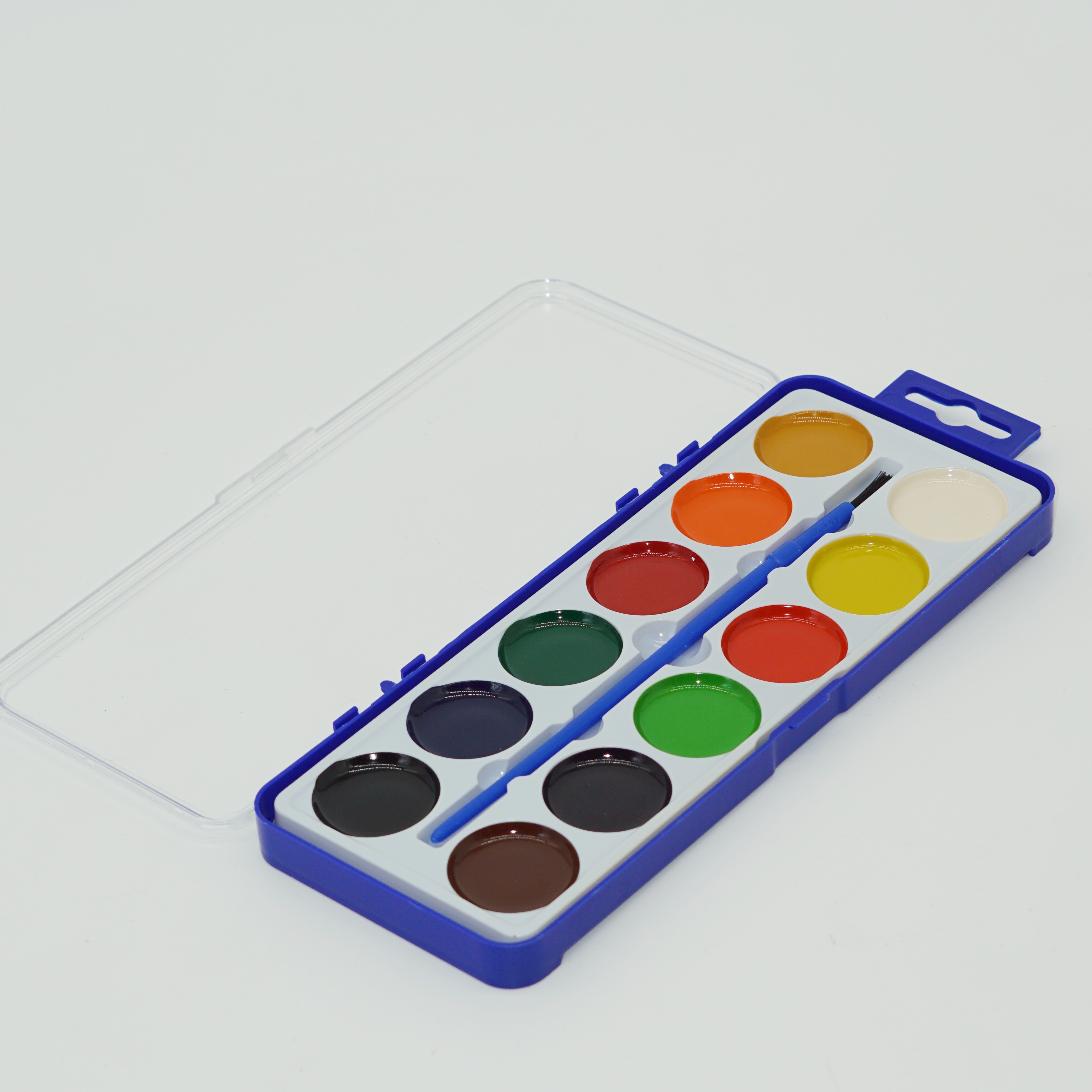 Customized 12 colors semi dry watercolor paint in wholesale price 5