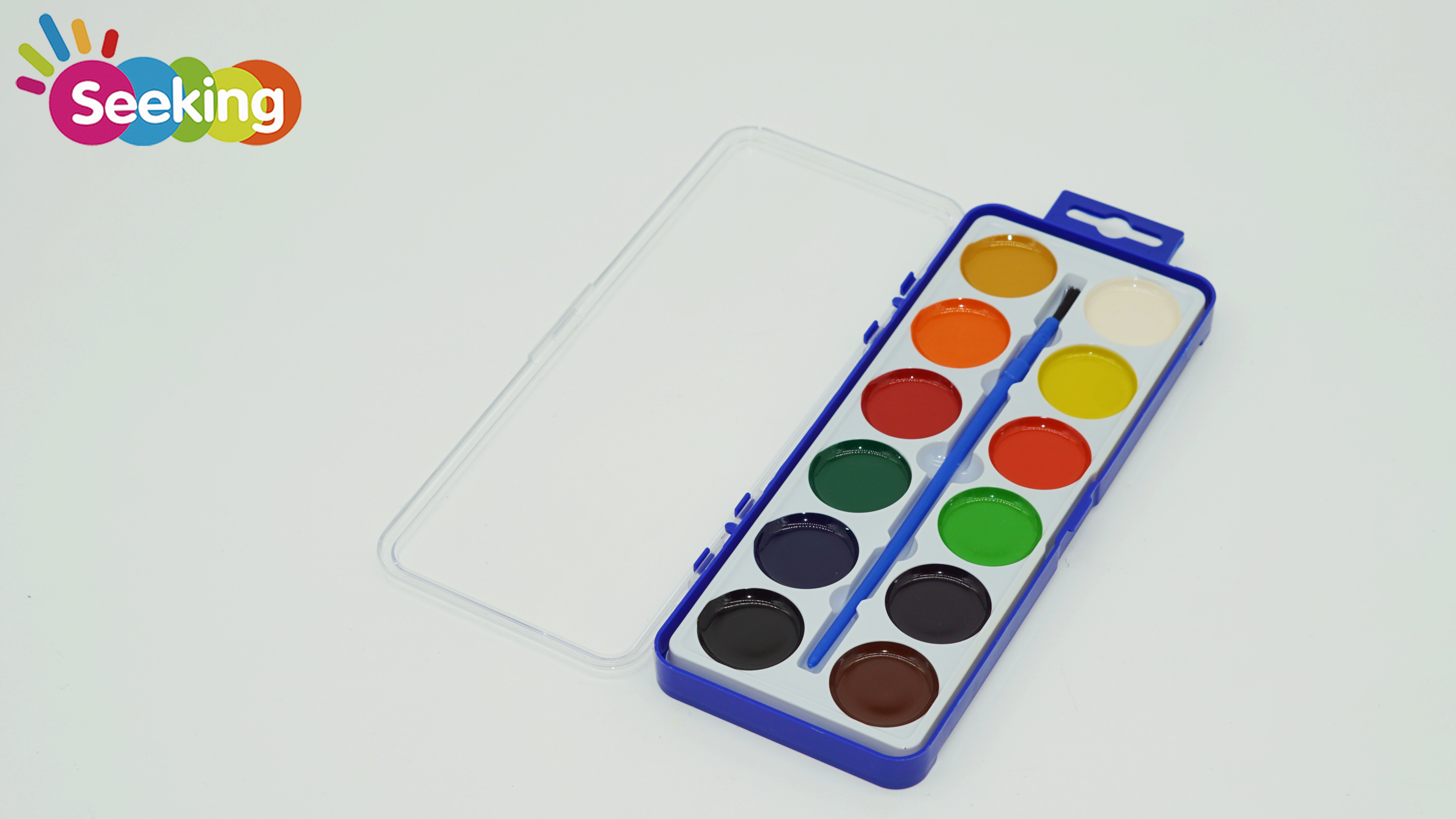 Pintura de acuarela semiseca personalizada de 12 colores a precio mayorista 1
