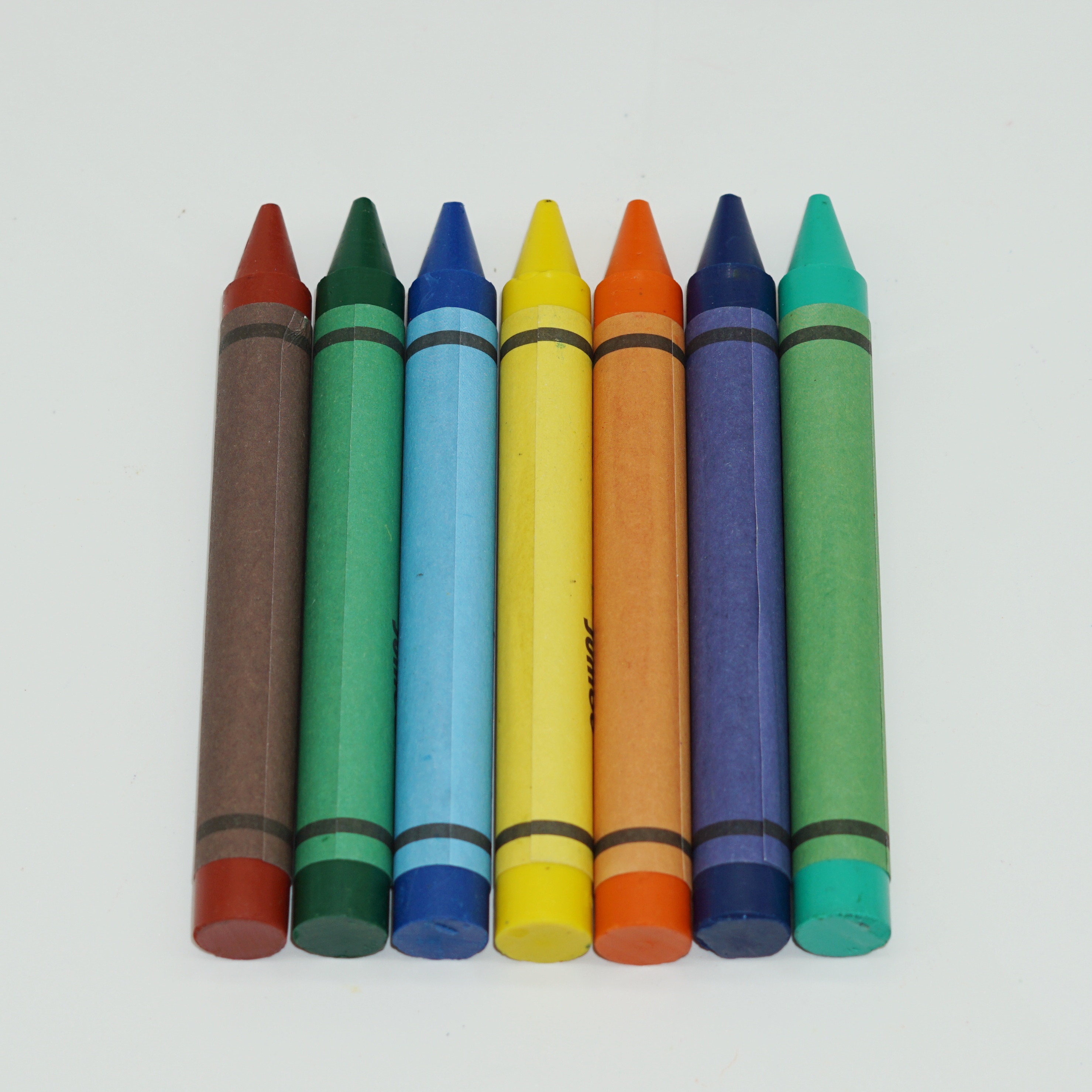 Customized Colorful 36 colors jumbo crayons packaging in plastic cylinders 11