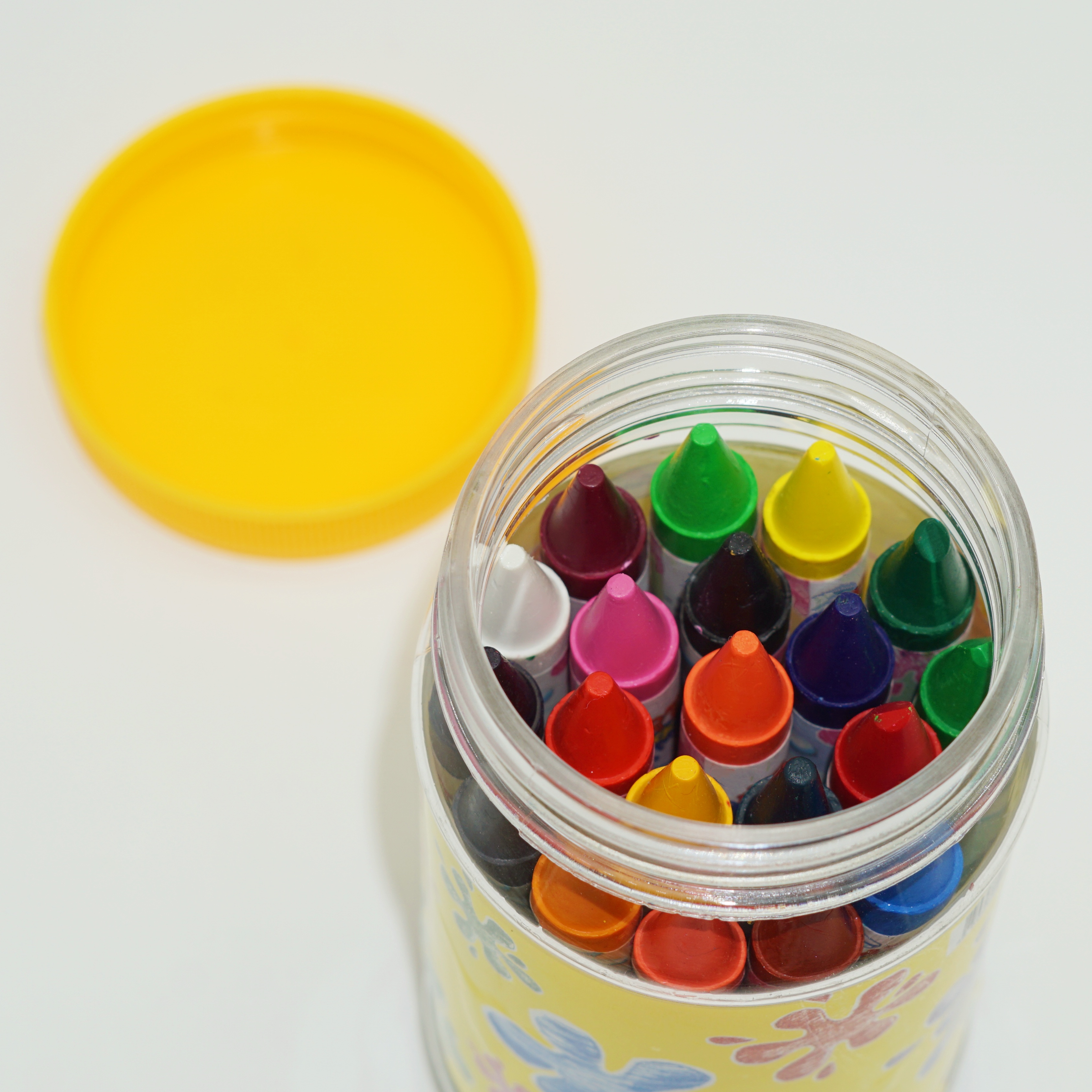 High Quality Non-Toxic 20 Colors Jumbo Crayon Plastic Bottle Set 11
