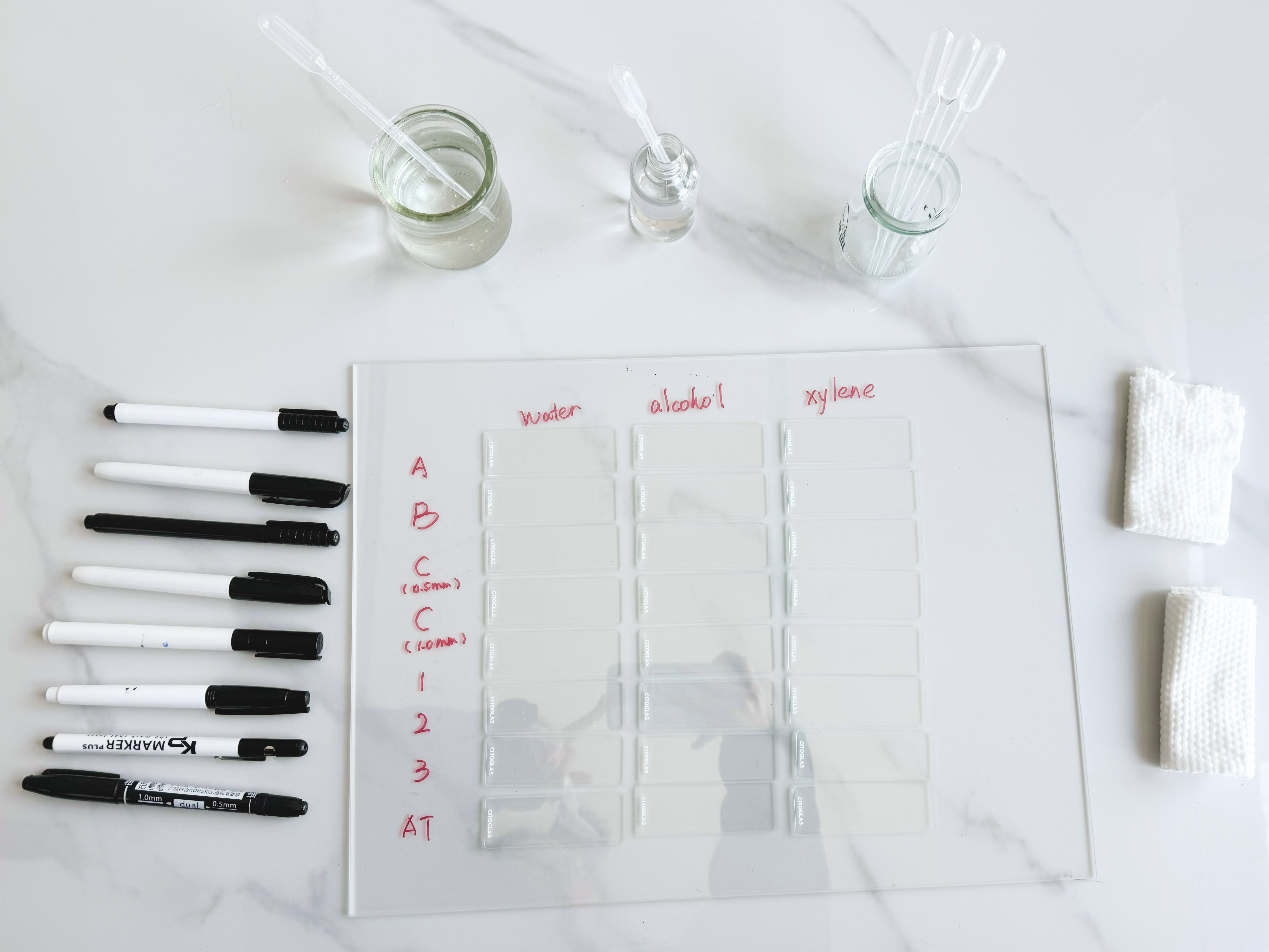 Black Marker for Microscope Slide Labeling Not easy to Peel Off by Chemical Corrosion 4
