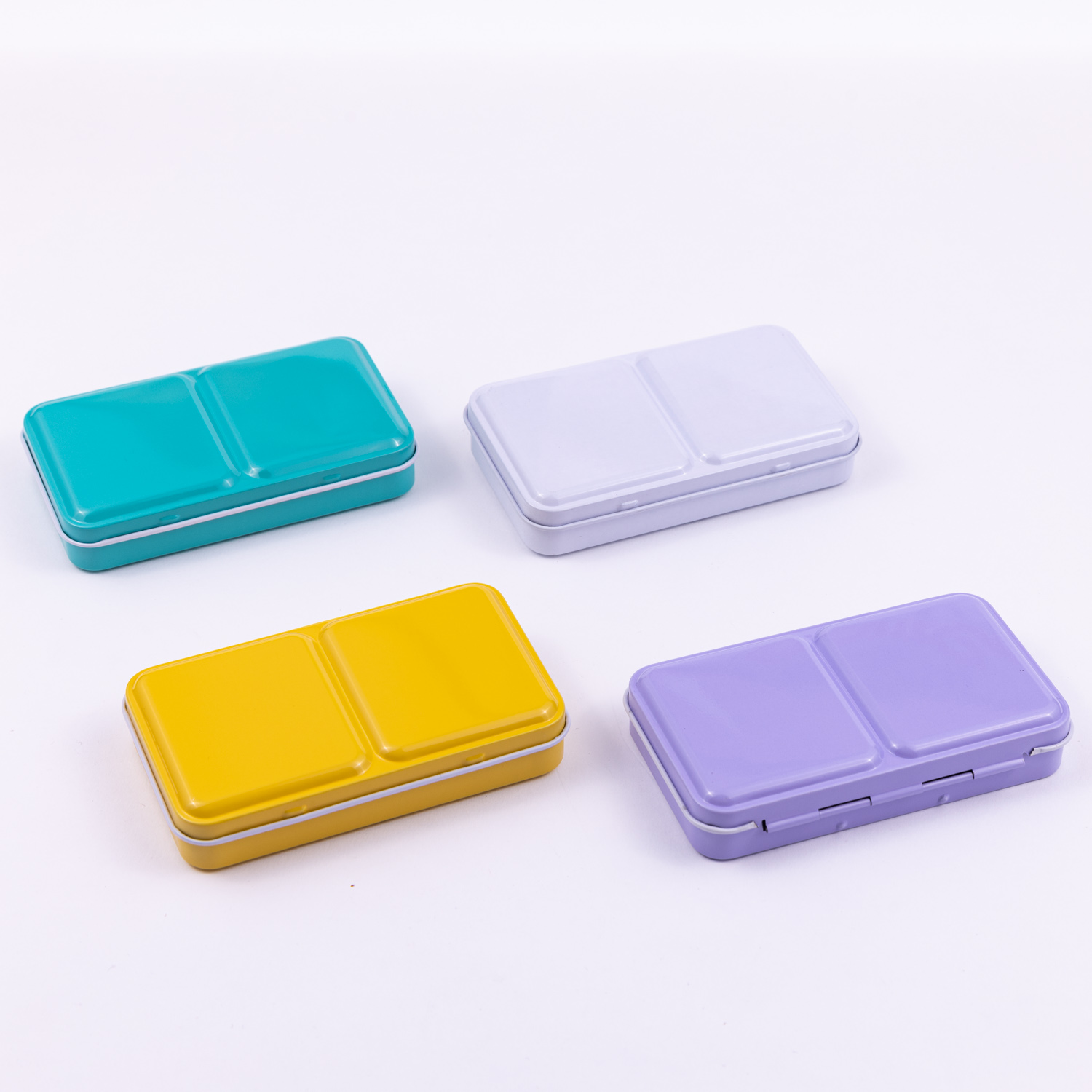 12 Colors Solid Watercolor Paint Set In Star Rendering Tin Box Pearl Color1 1