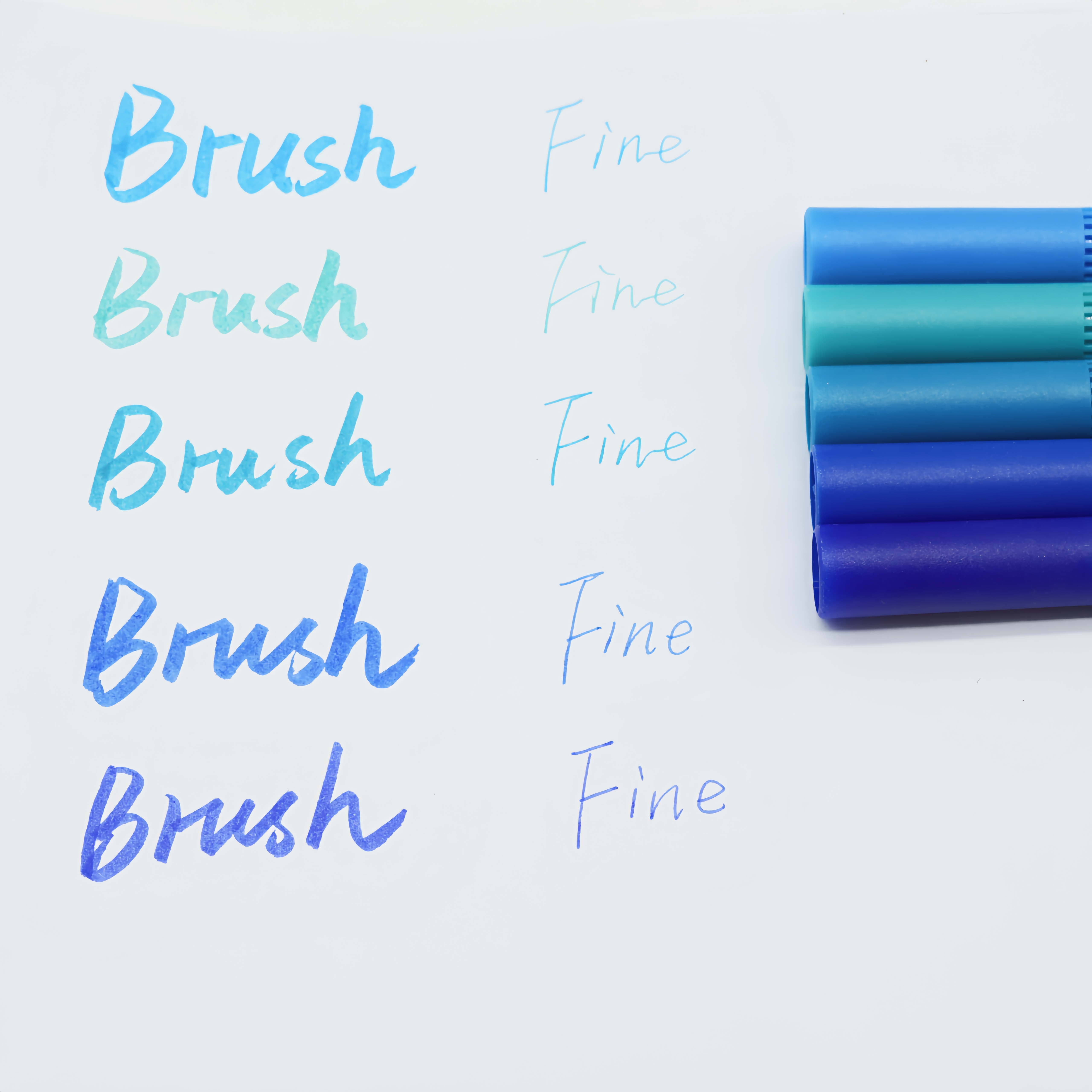 36 Colors Dual Tip Brush Pens with Brush Tip and Fine Tip 6
