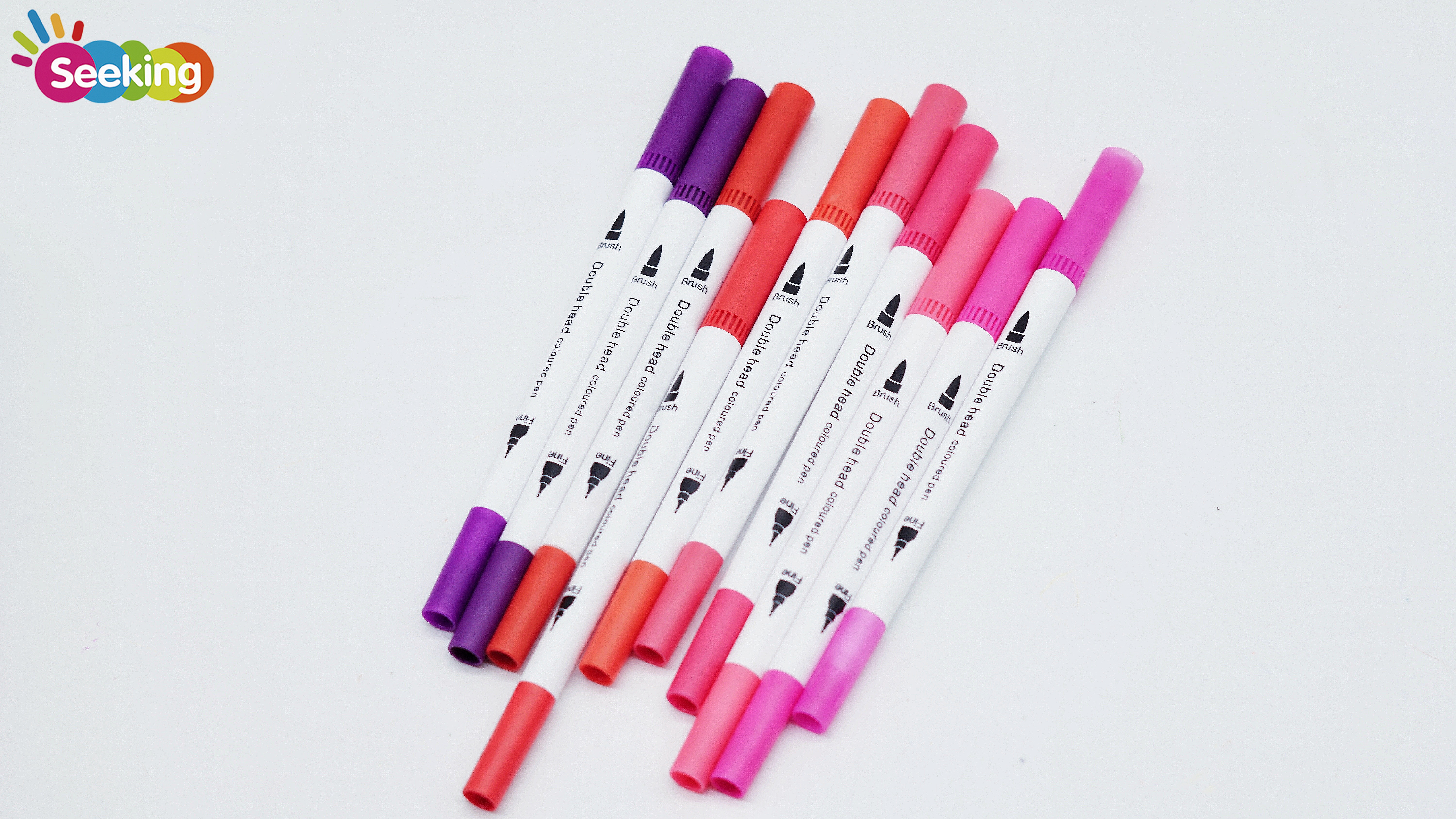 36 Colors Watercolor Pens Brush Pen and Fine Tip 9