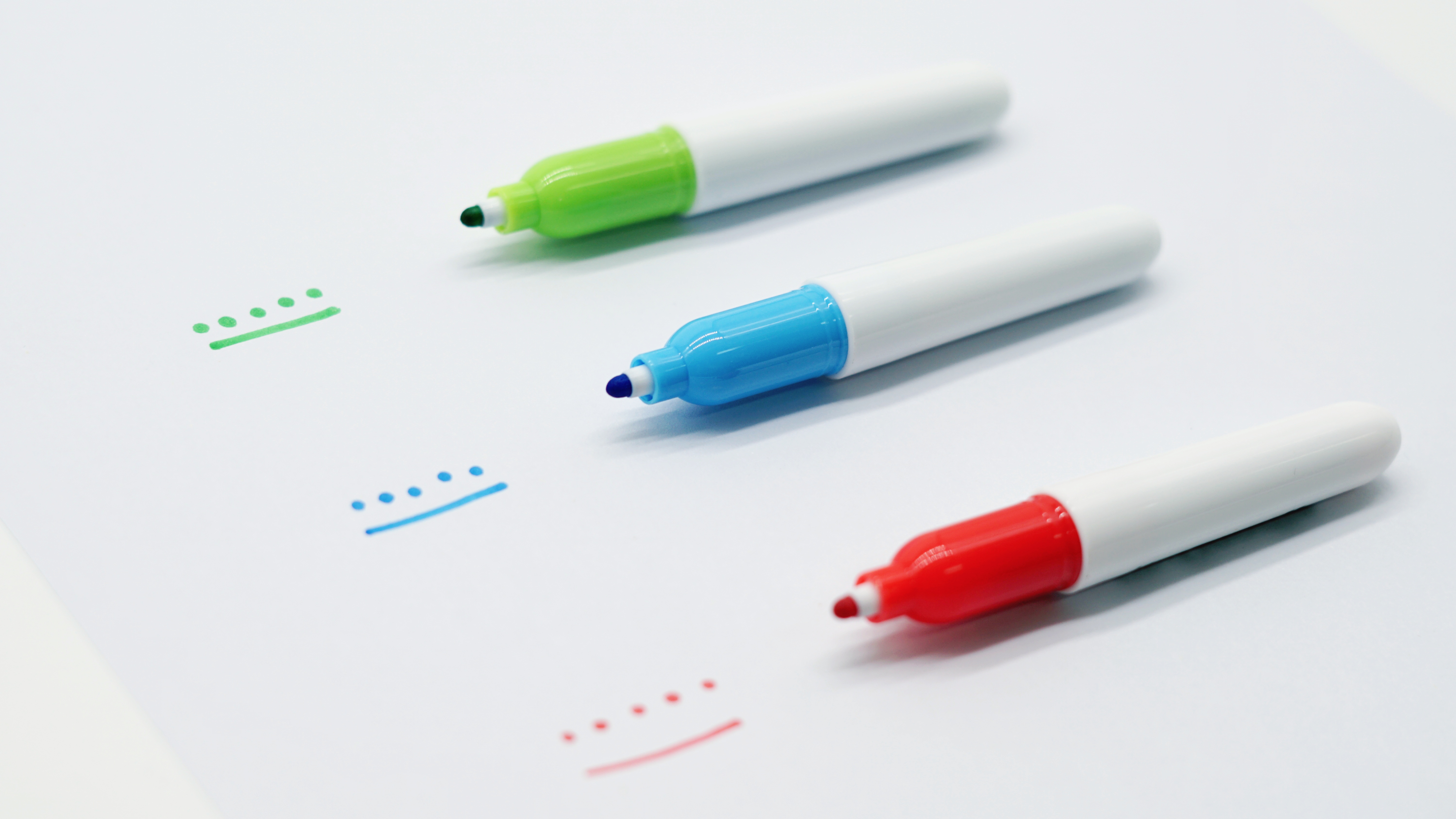 Regular Tip Whiteboard Pens With Dot Nibs 3