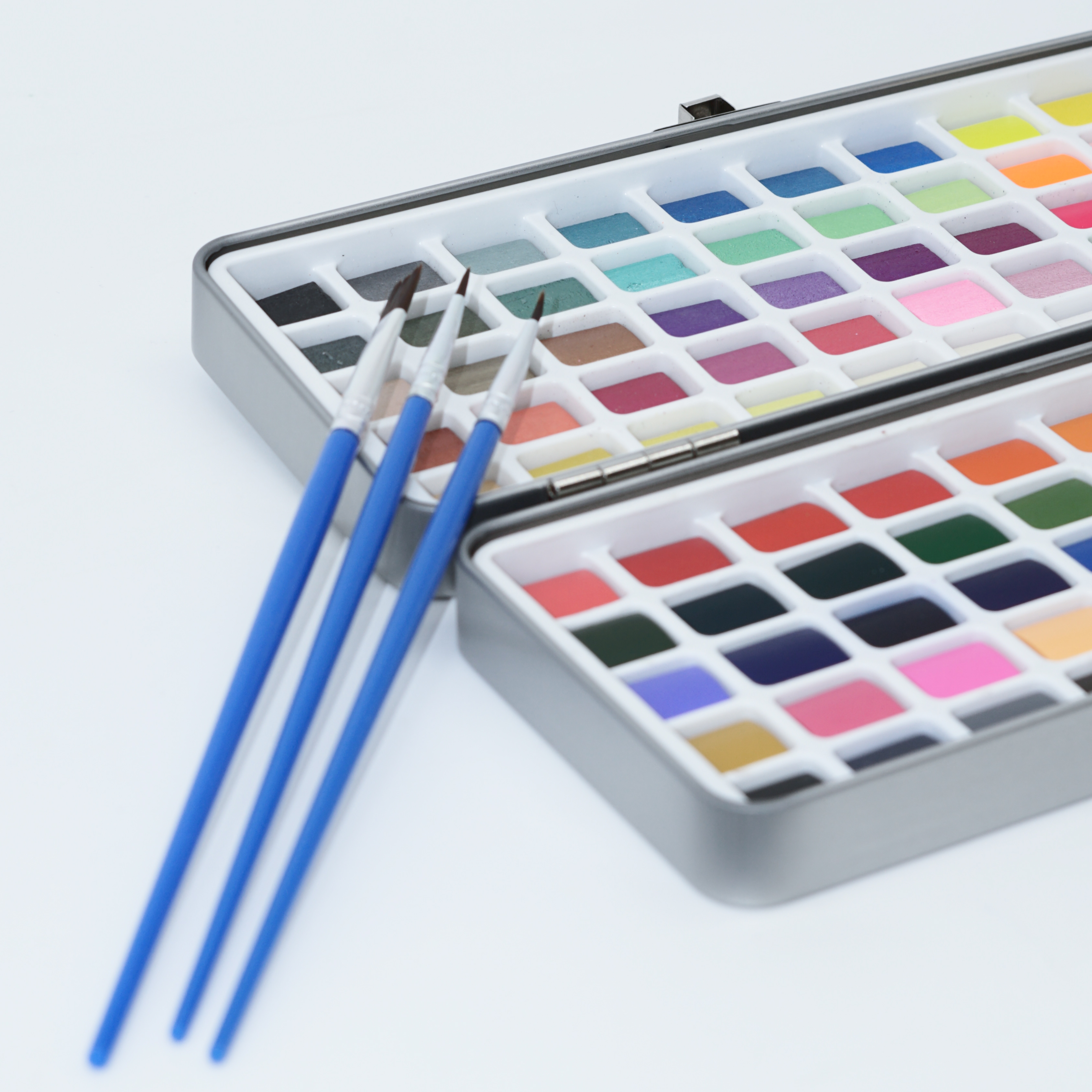 100 COLORS SOILD WATER COLOR METALLIC PEARLESCENT 5