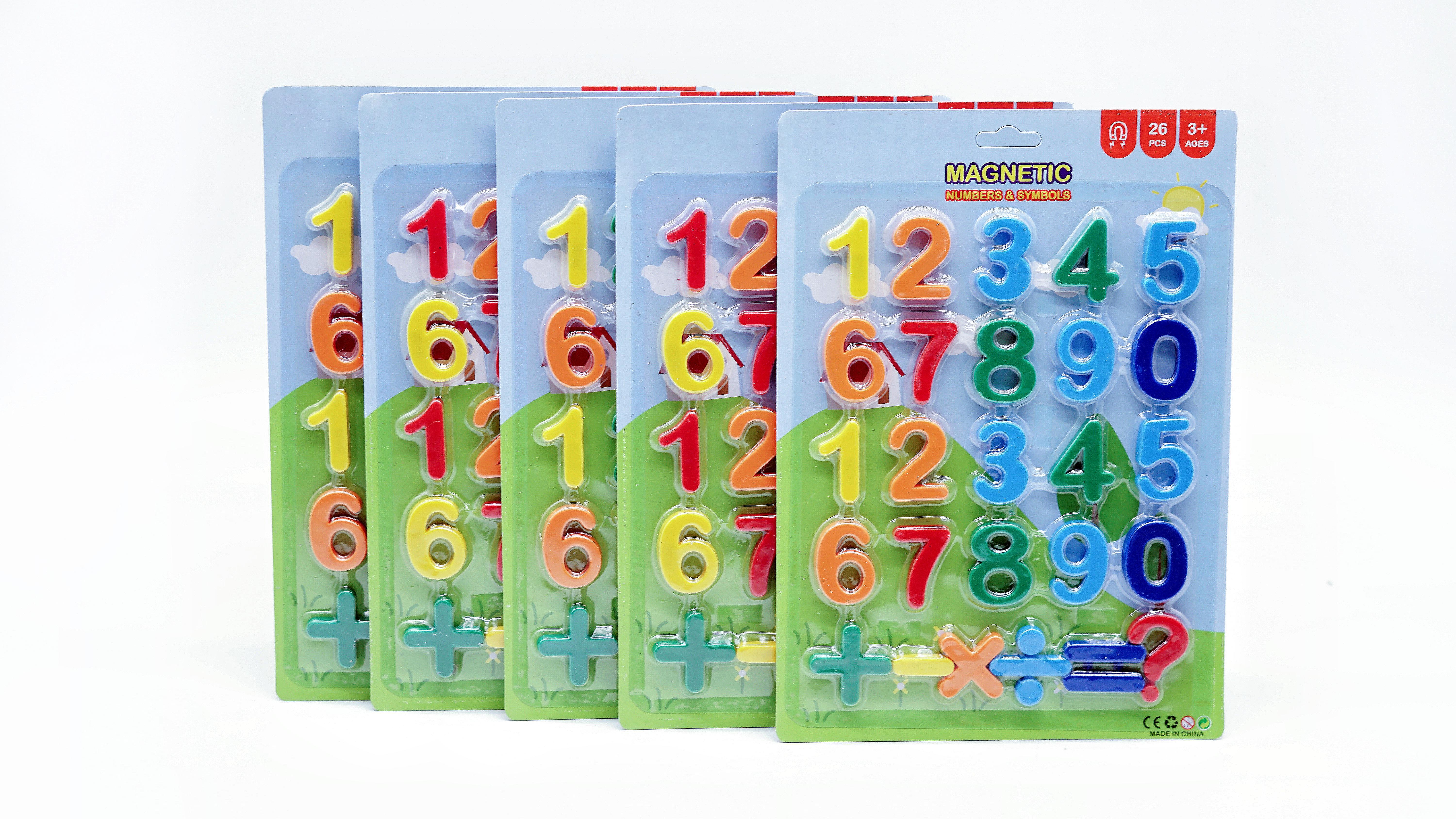 Manufacturer of Number Symbol Magnetic Fridge Magnets 5