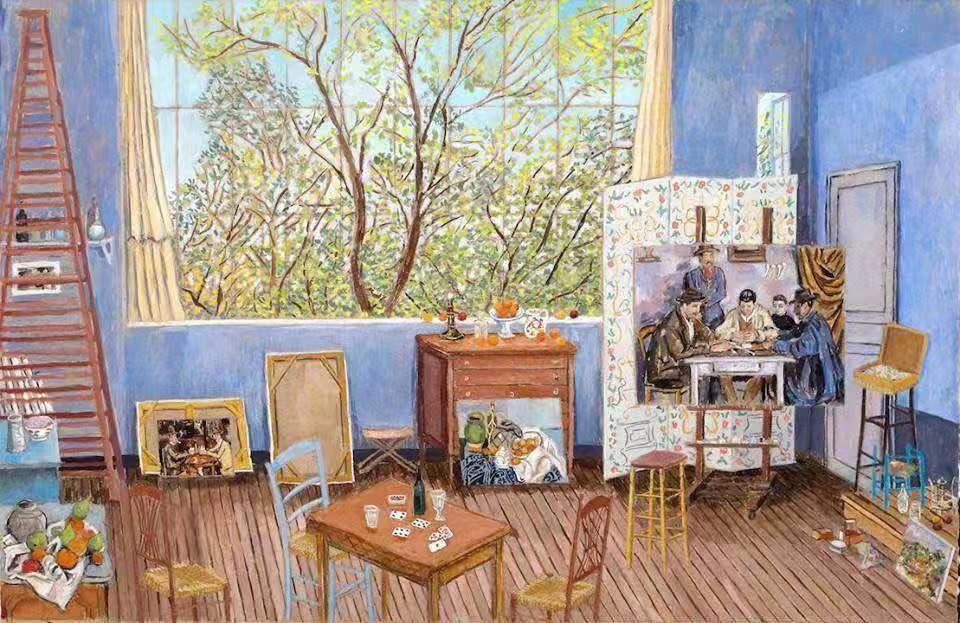Difference between watercolour, gouache, acrylic and oil painting 1